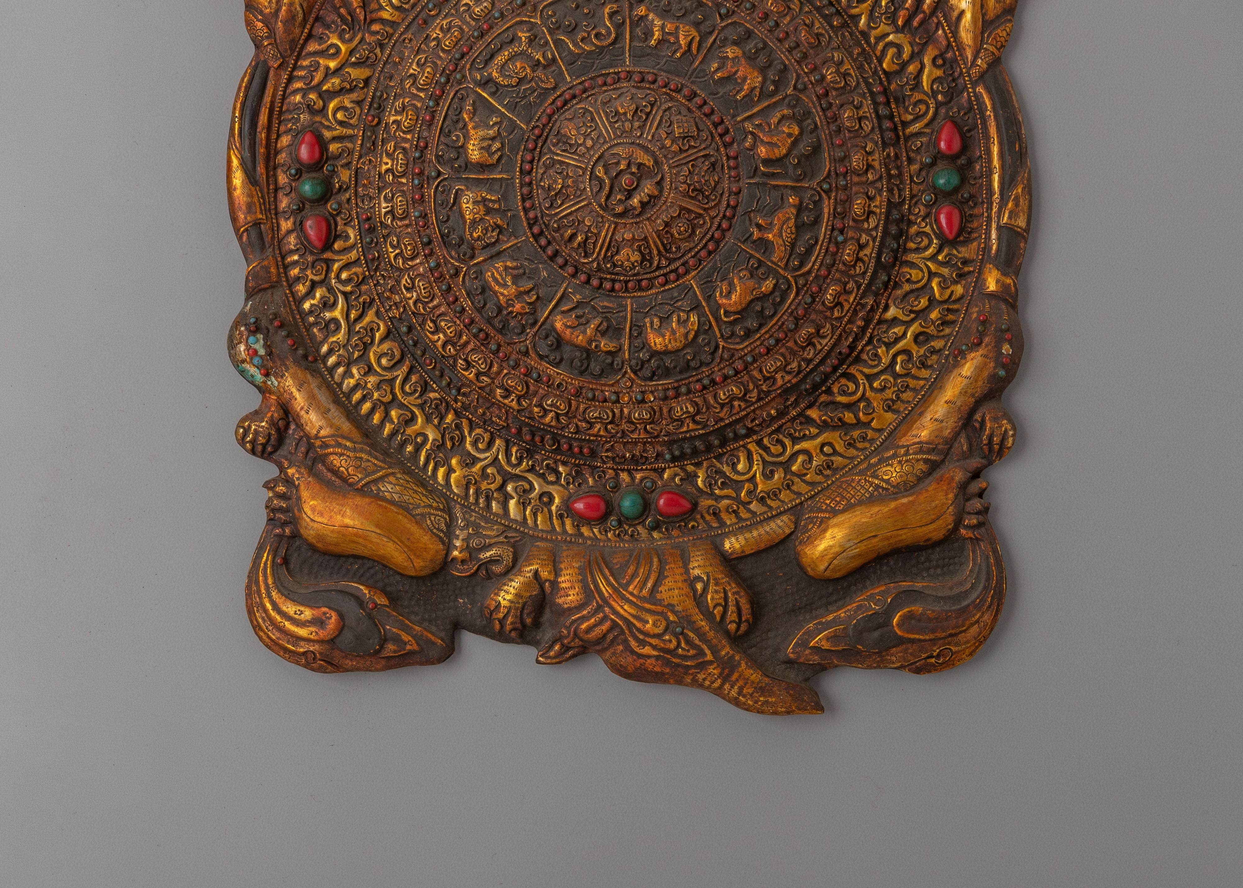 Tibetan Wheel Of Life Wall Hanging | Handcrafted Buddhist Art