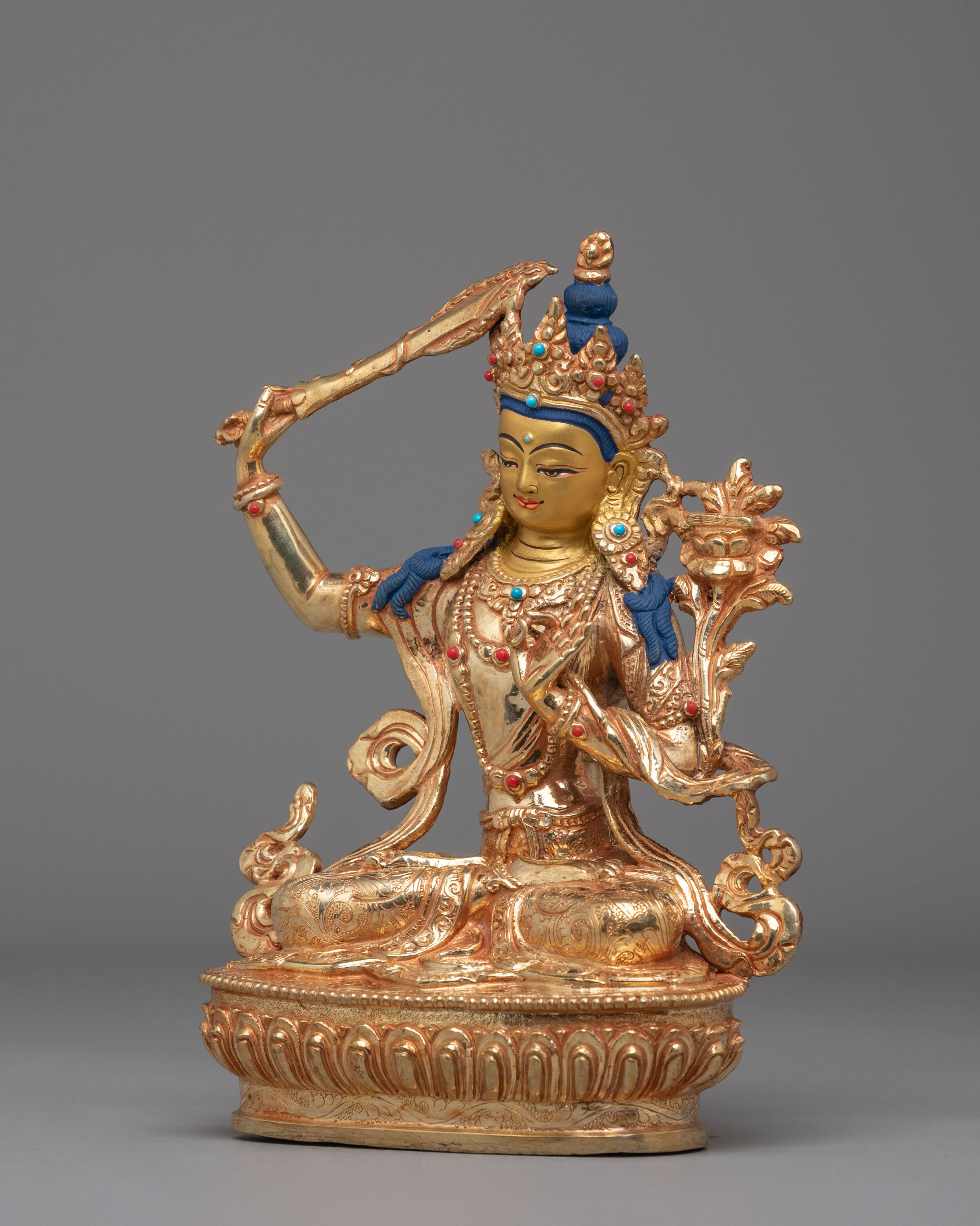 Vajrayana Manjushri Bodhisattva Statue | Symbol of Wisdom