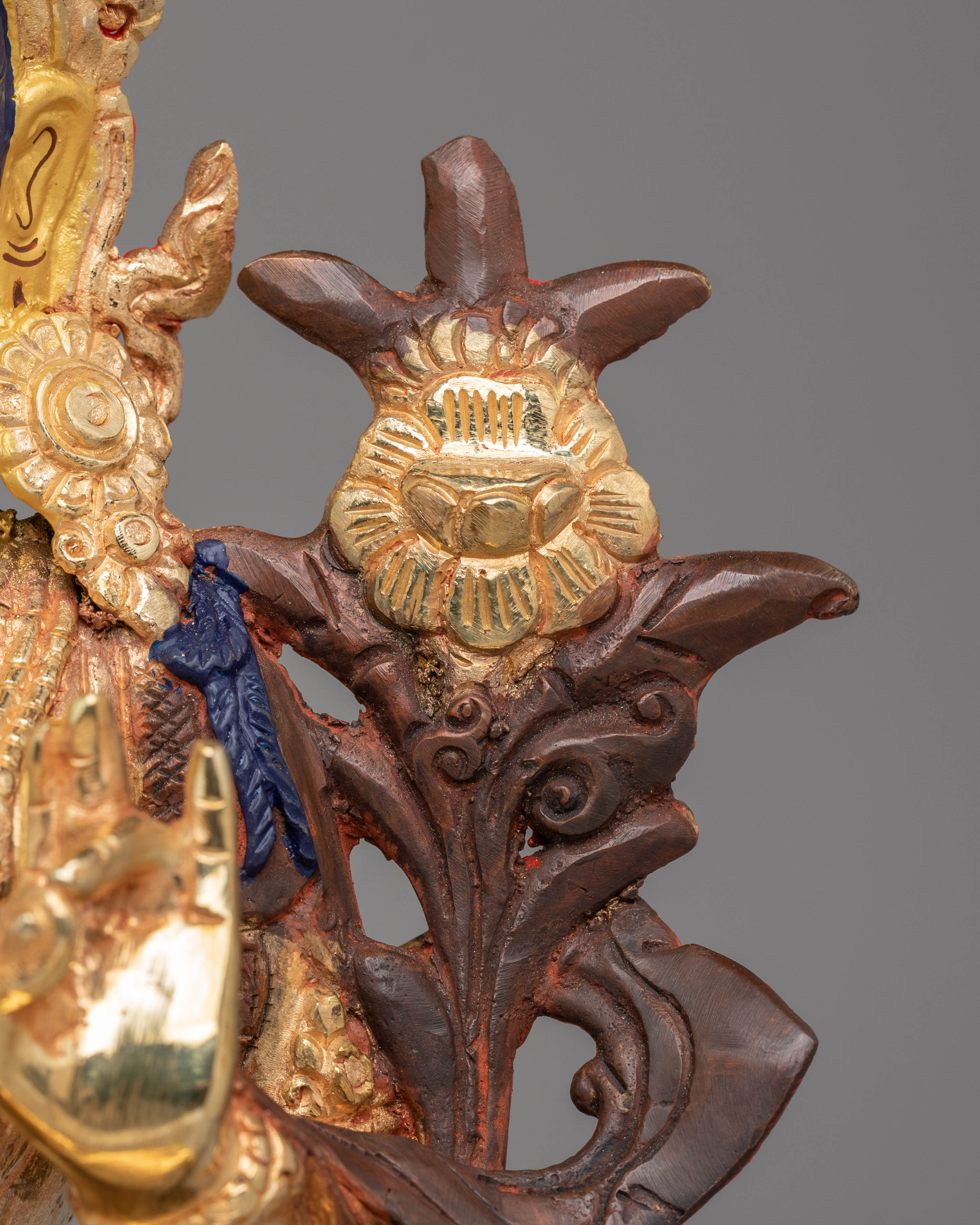 Tibetan Green Tara Protection Statue | Goddess of Compassion & Swift Action