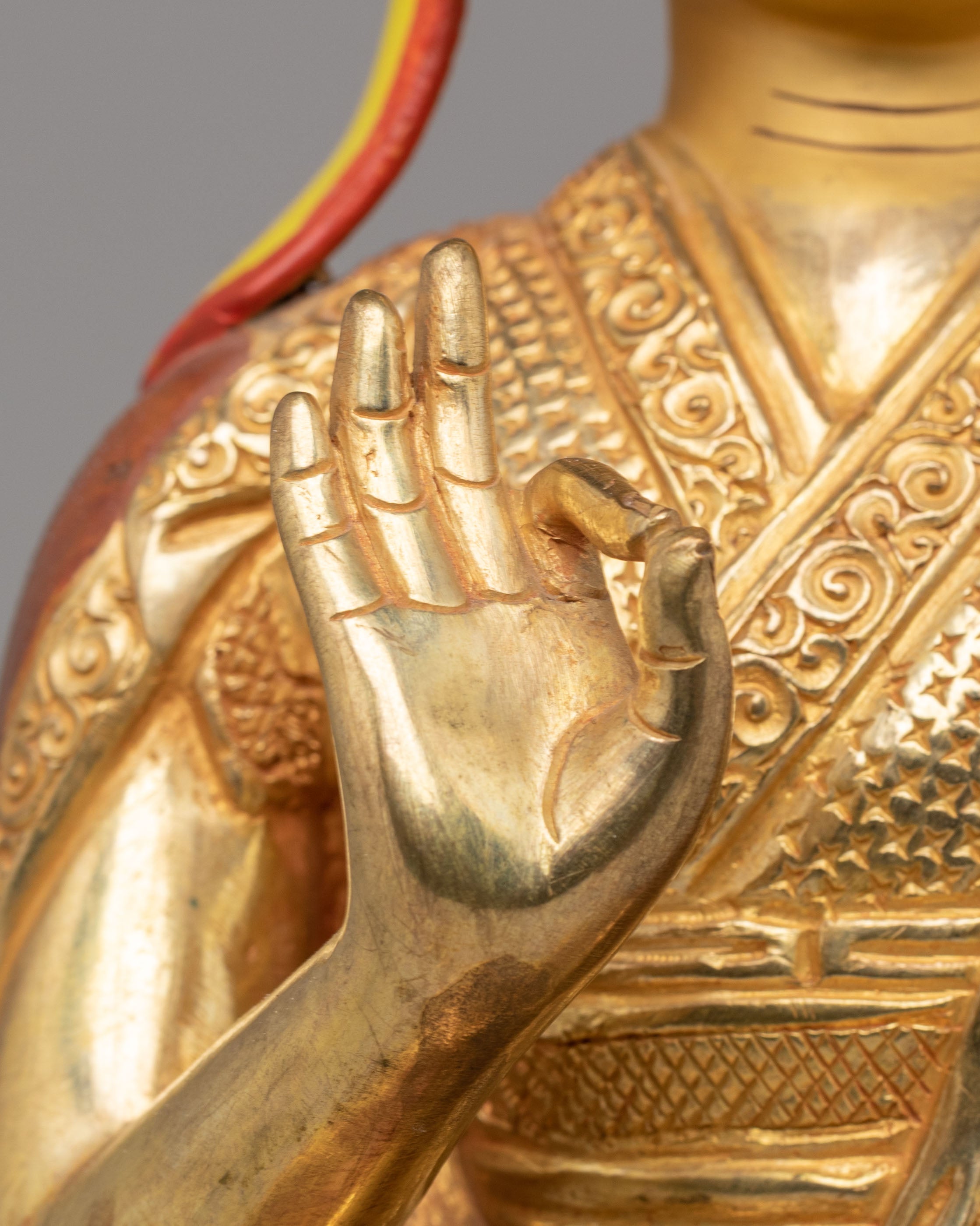 Sacred Tsongkhapa Set Statue | Spiritual Practice and Devotion