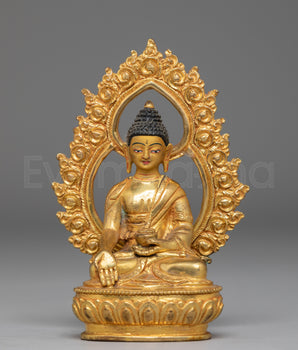 Copper Statue of Ratnasabhava | Enlightenment Deity