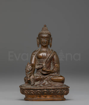 Handcrafted Sculpture of Medicine Buddha | Symbol of Healing, and Wisdom