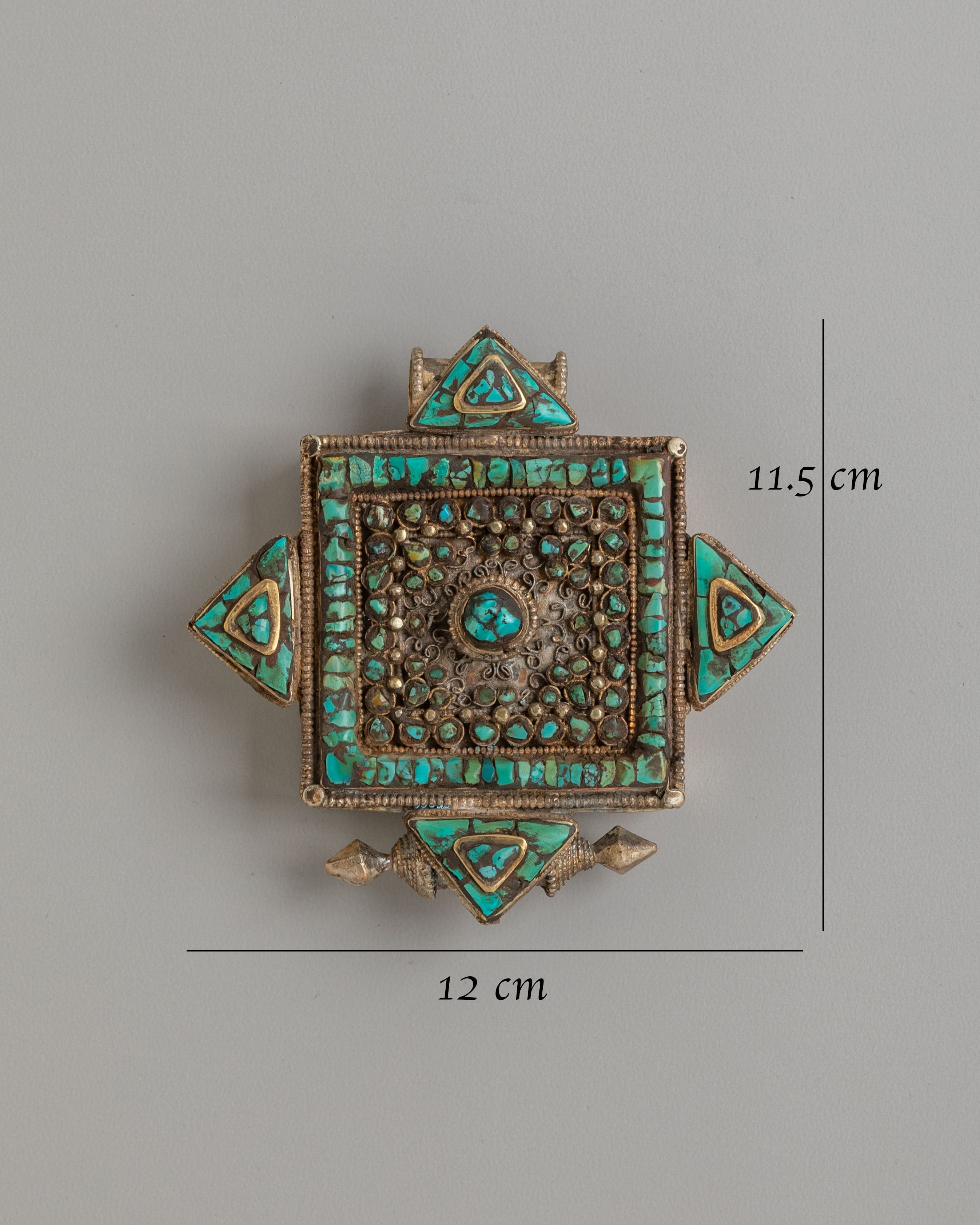 Handmade Ritual Ghau Box Locket | Sacred Spiritual Jewelry