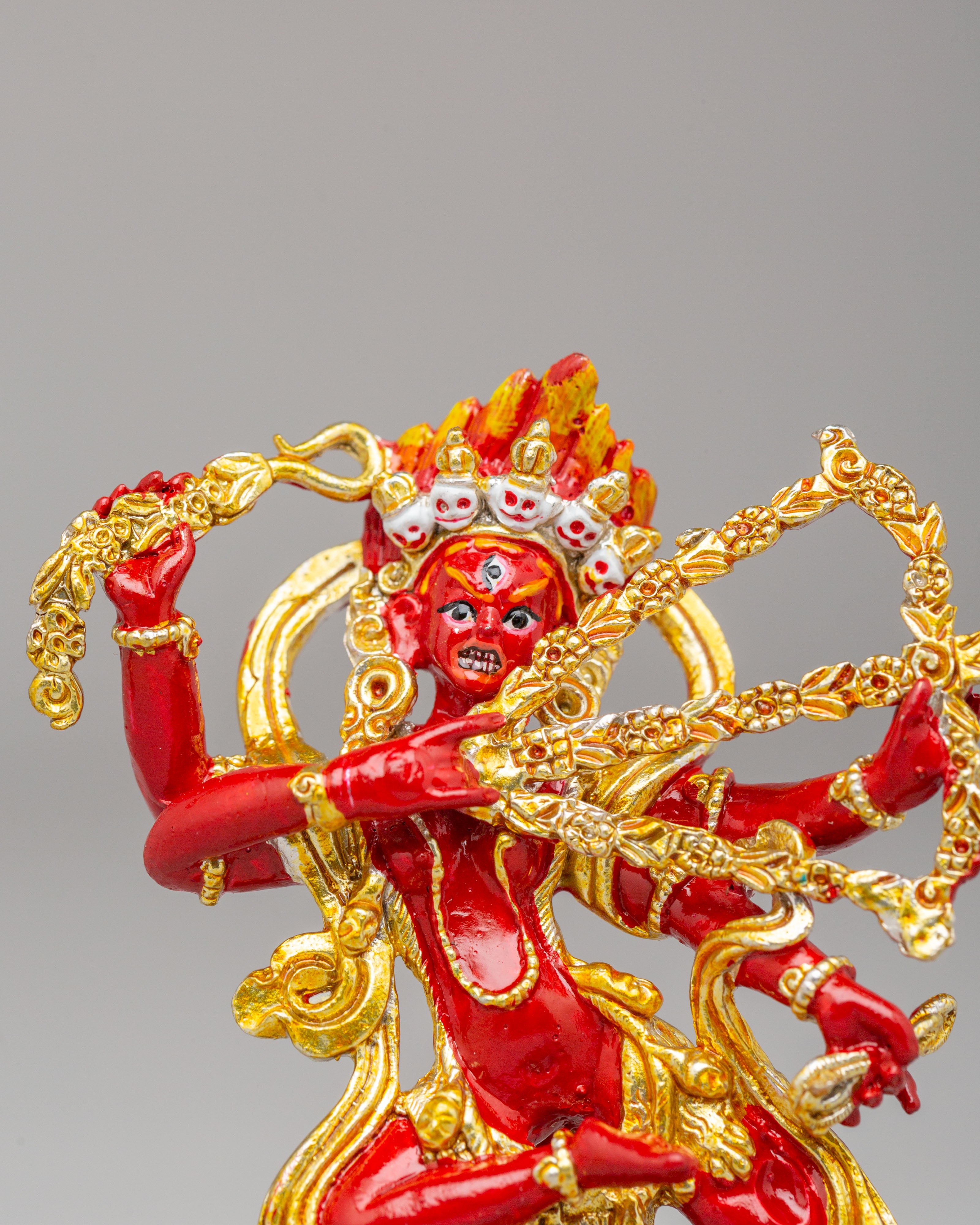 Sacred Kurukulla Tantric Deity Statue | Tibetan Artwork