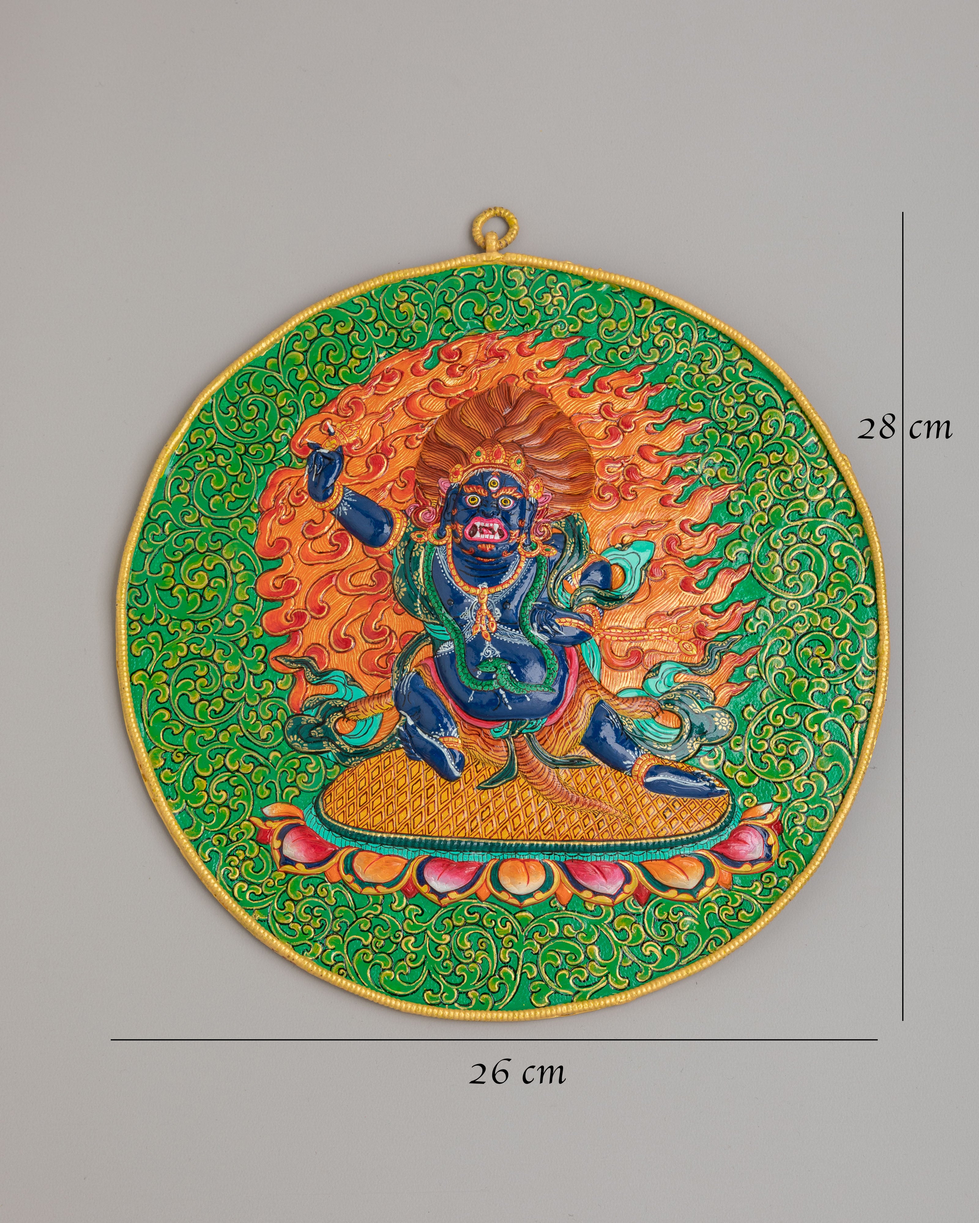Tibetan Vajrapani Wall Hanging | Symbol of Strength
