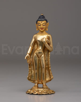 Handmade Dipankara Buddha Golden Statue