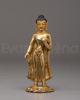 Handmade Dipankara Buddha Golden Statue