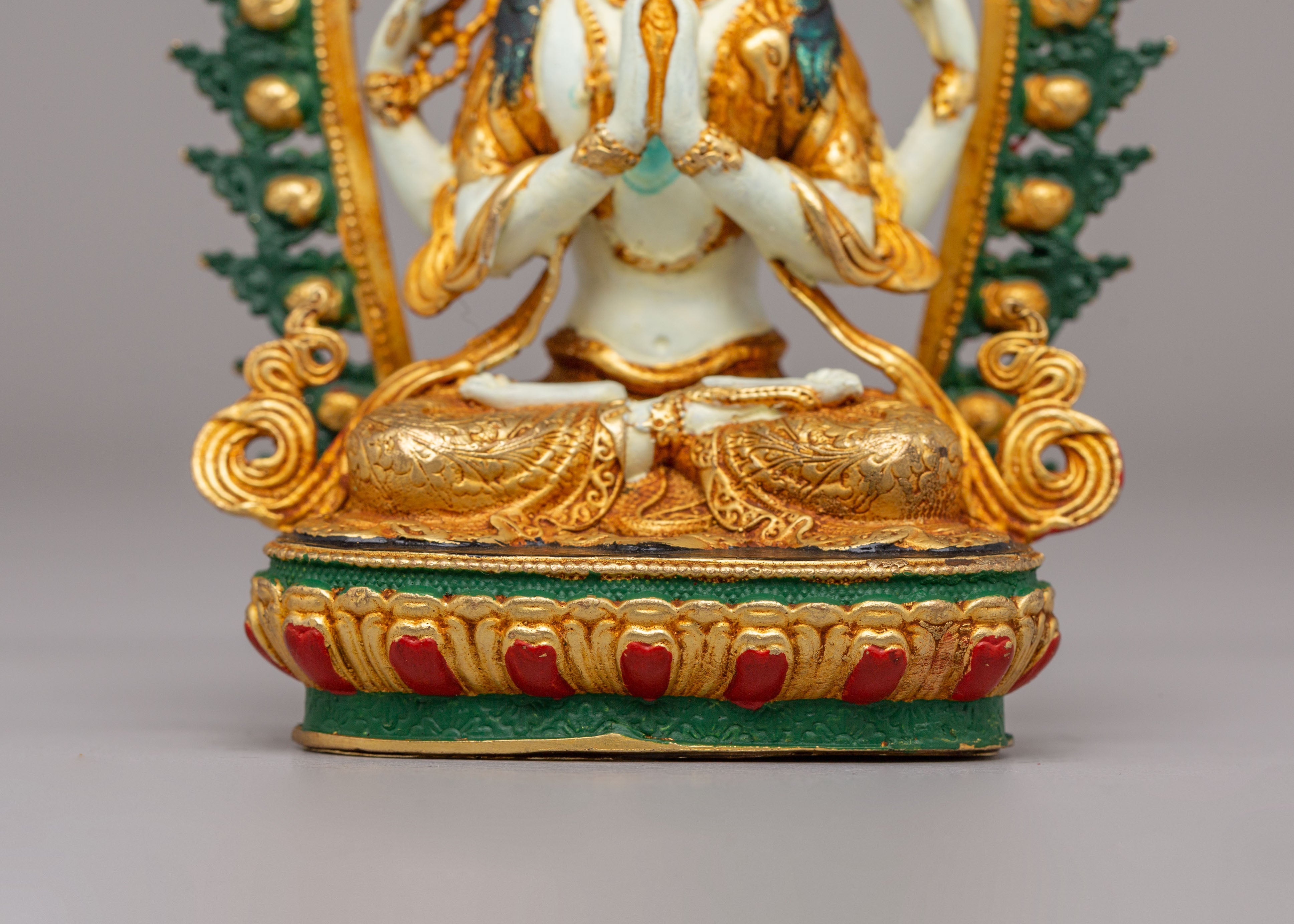 Handmade Chenrezig Avalokiteshvara Statue | Bodhisattva of Compassion