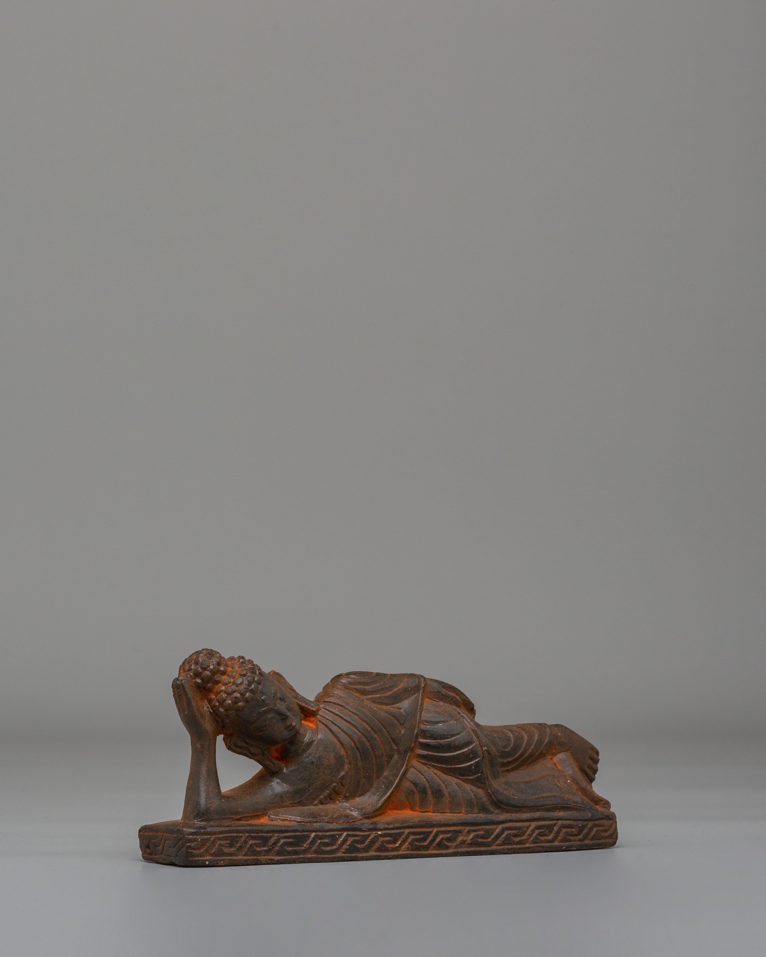 Handcrafted Sleeping Buddha Statue | Himalayan Meditation Art