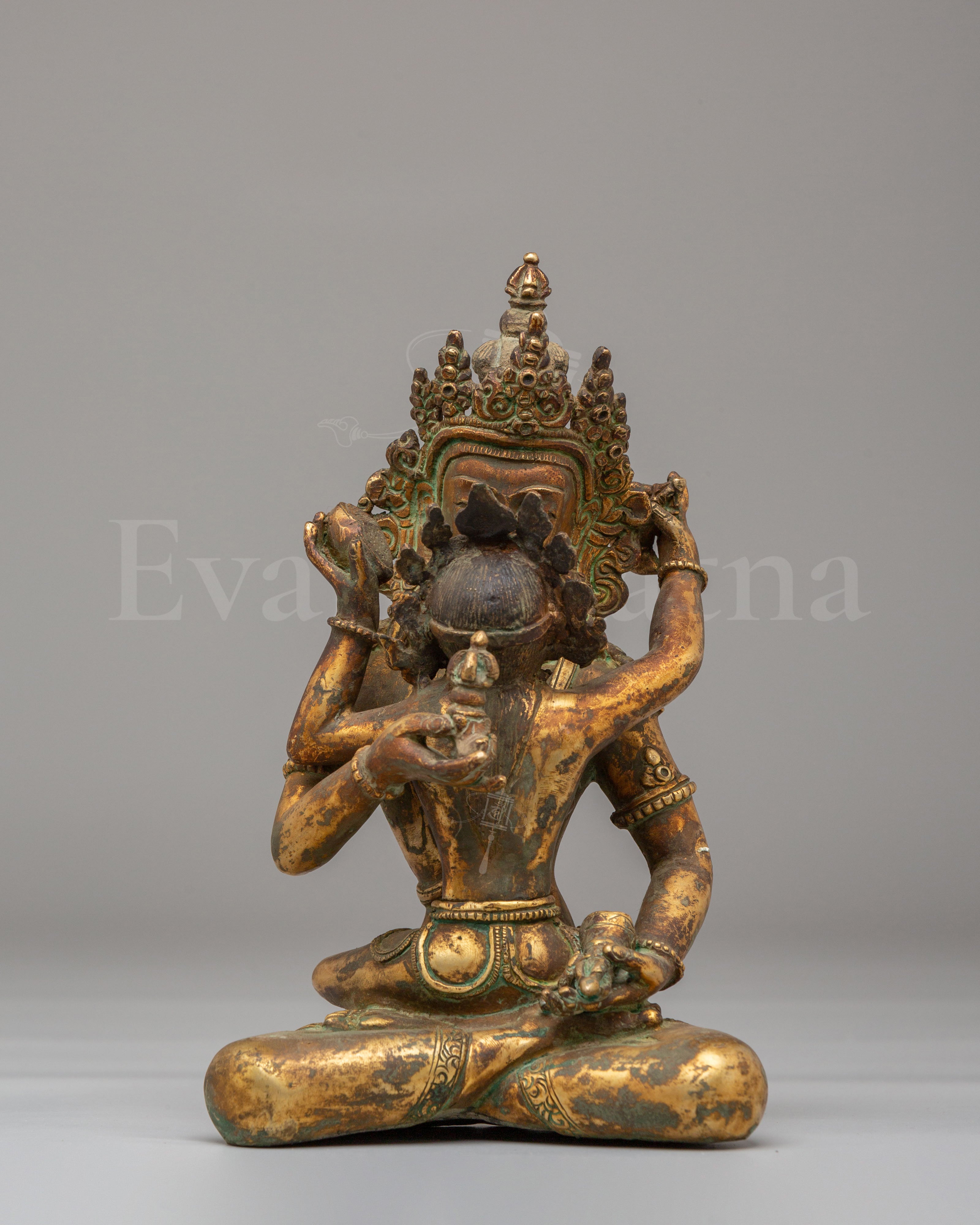 Vajrasattva With Consort Figurine