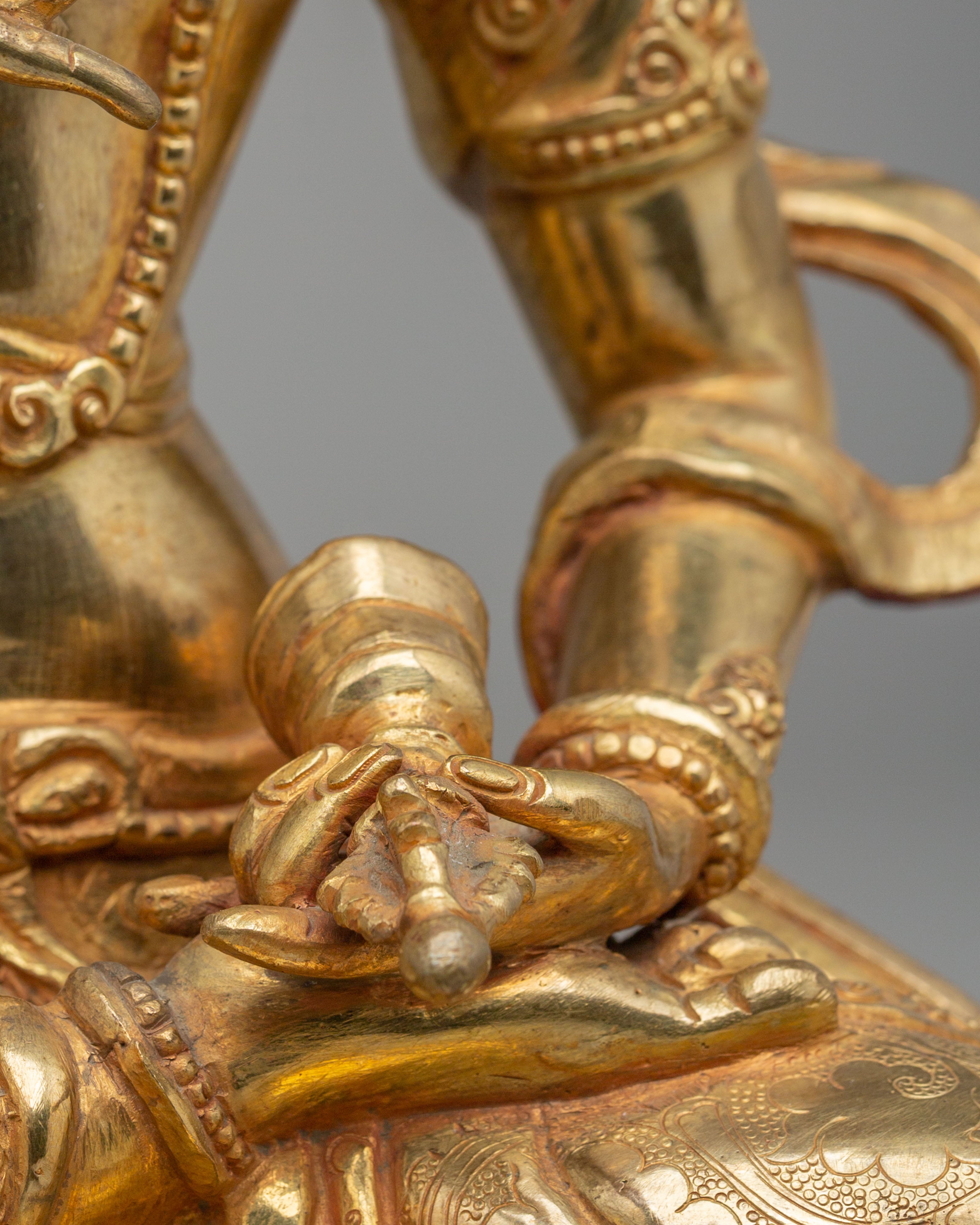 24K  Vajrasattva Buddhist Sculpture | A Symbol of Purification and Enlightenment