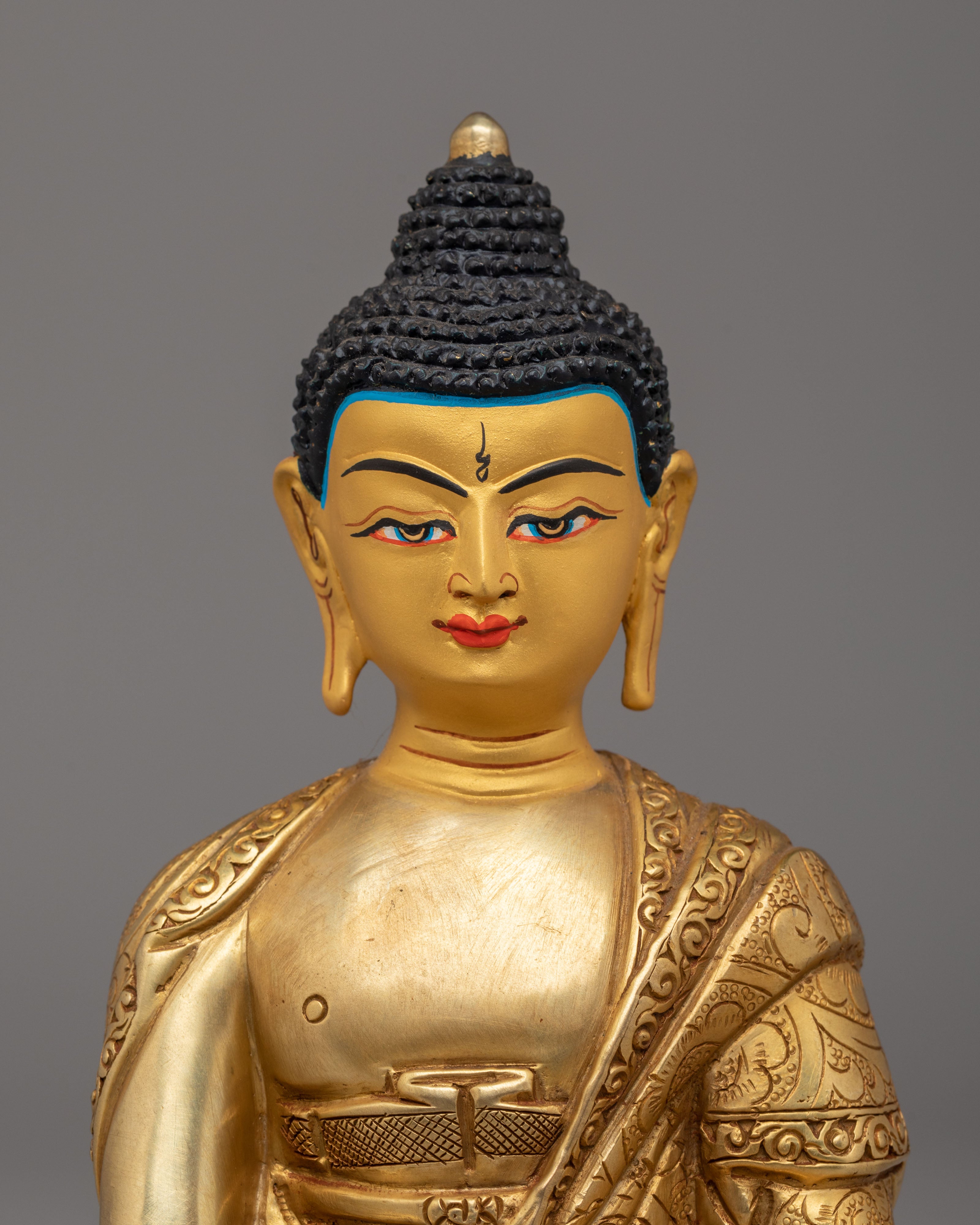Sacred Altar Shakyamuni Buddha Statue | Tibetan Spiritual Decor