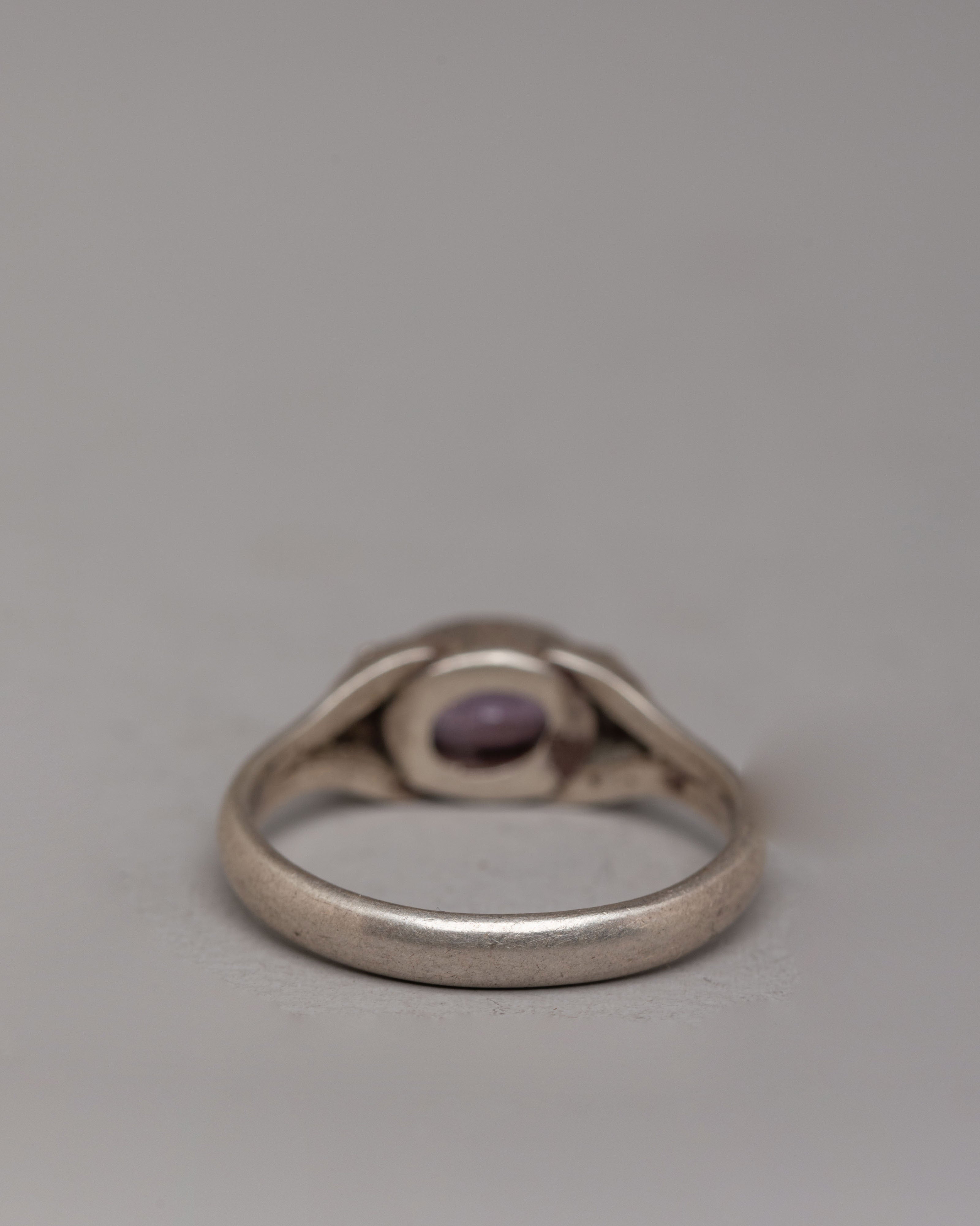 Himalayan Ring | Natural Stone Zircon Jewelry