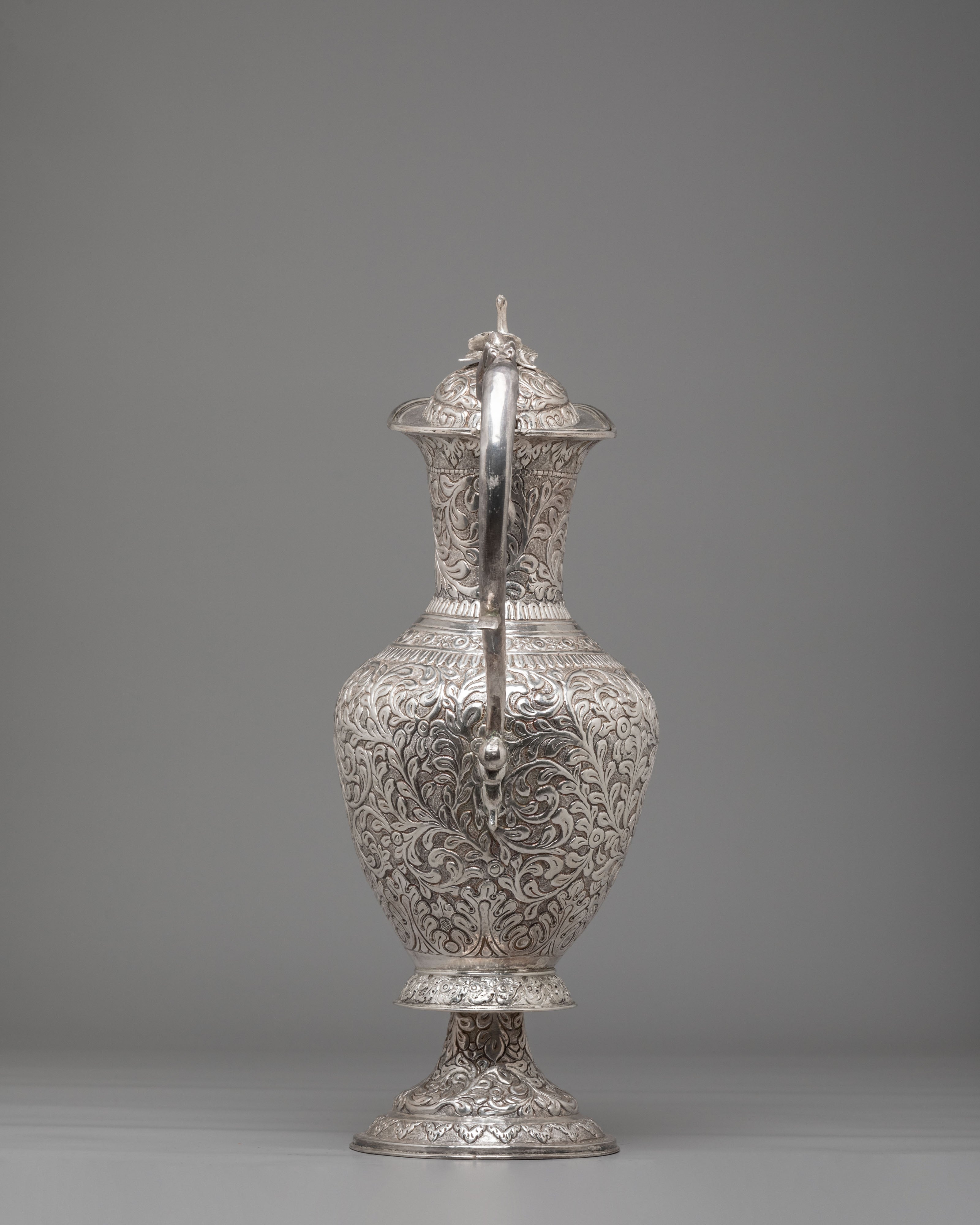 Pure Silver Decorative Jug  | Spiritual Home Decor
