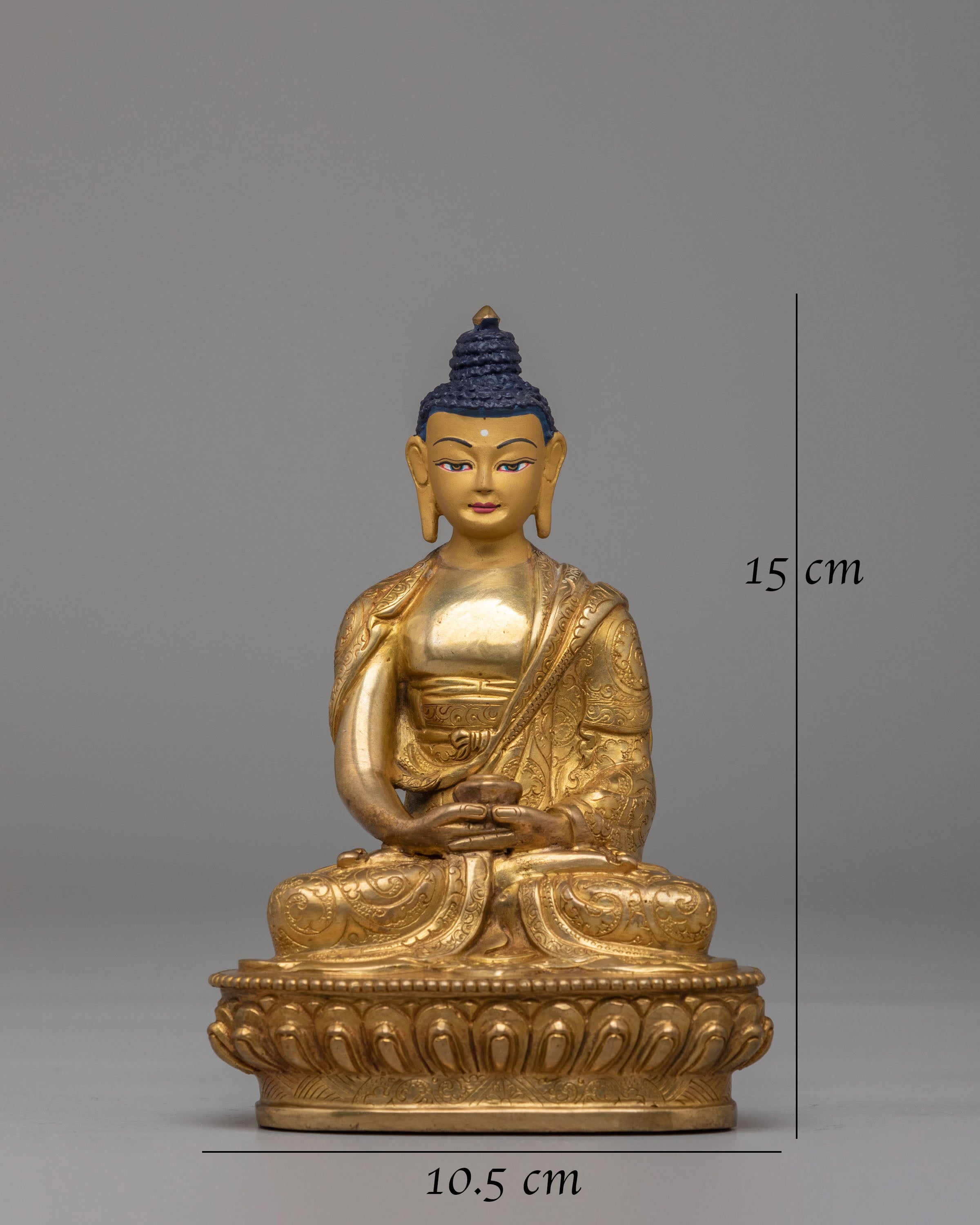 Handmade Amitabha Buddha Deity Statue | Tibetan Buddhist Art