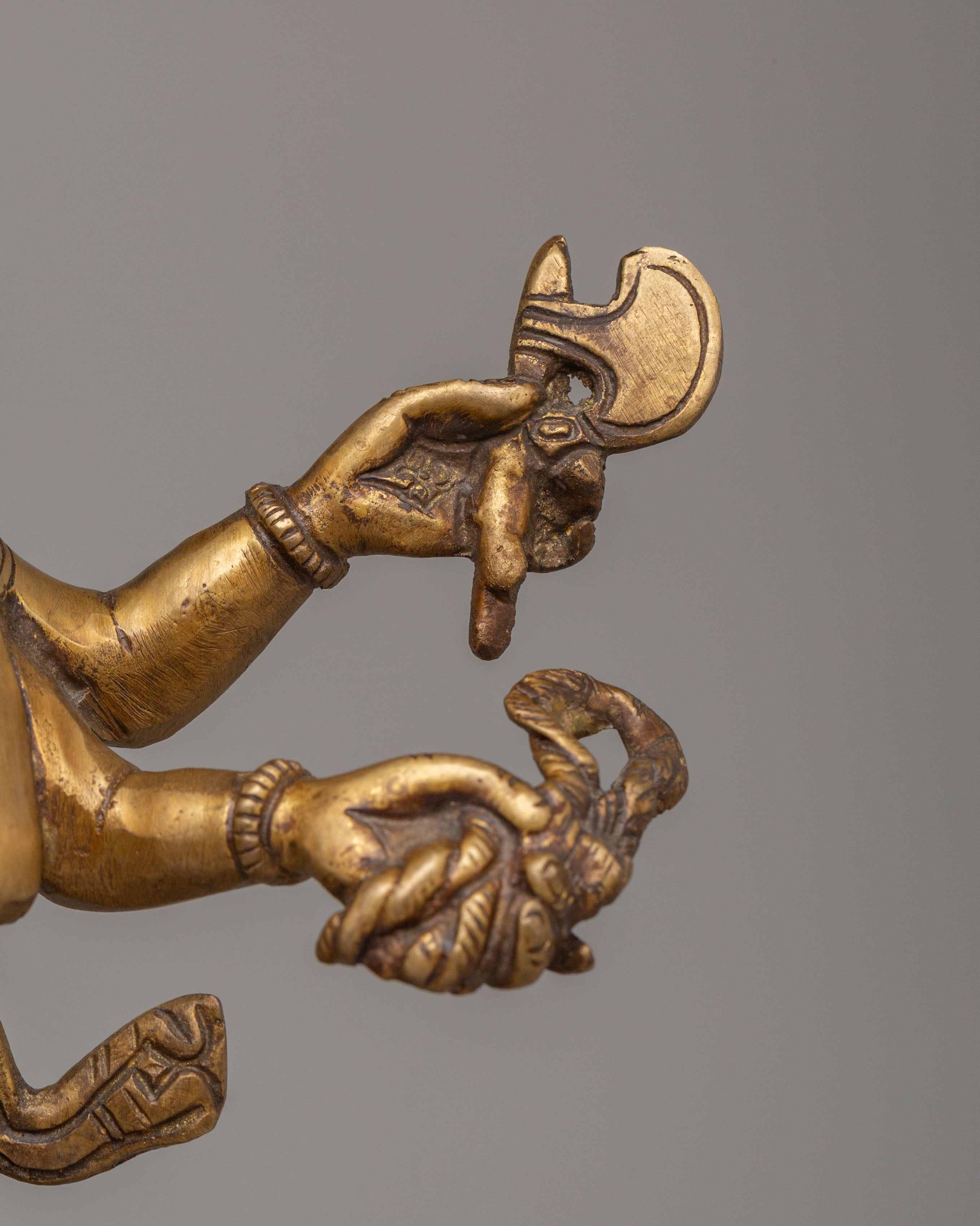 Ganesha Deity Statue | Brass Dancing Ganesha for Spiritual Decor and Blessings