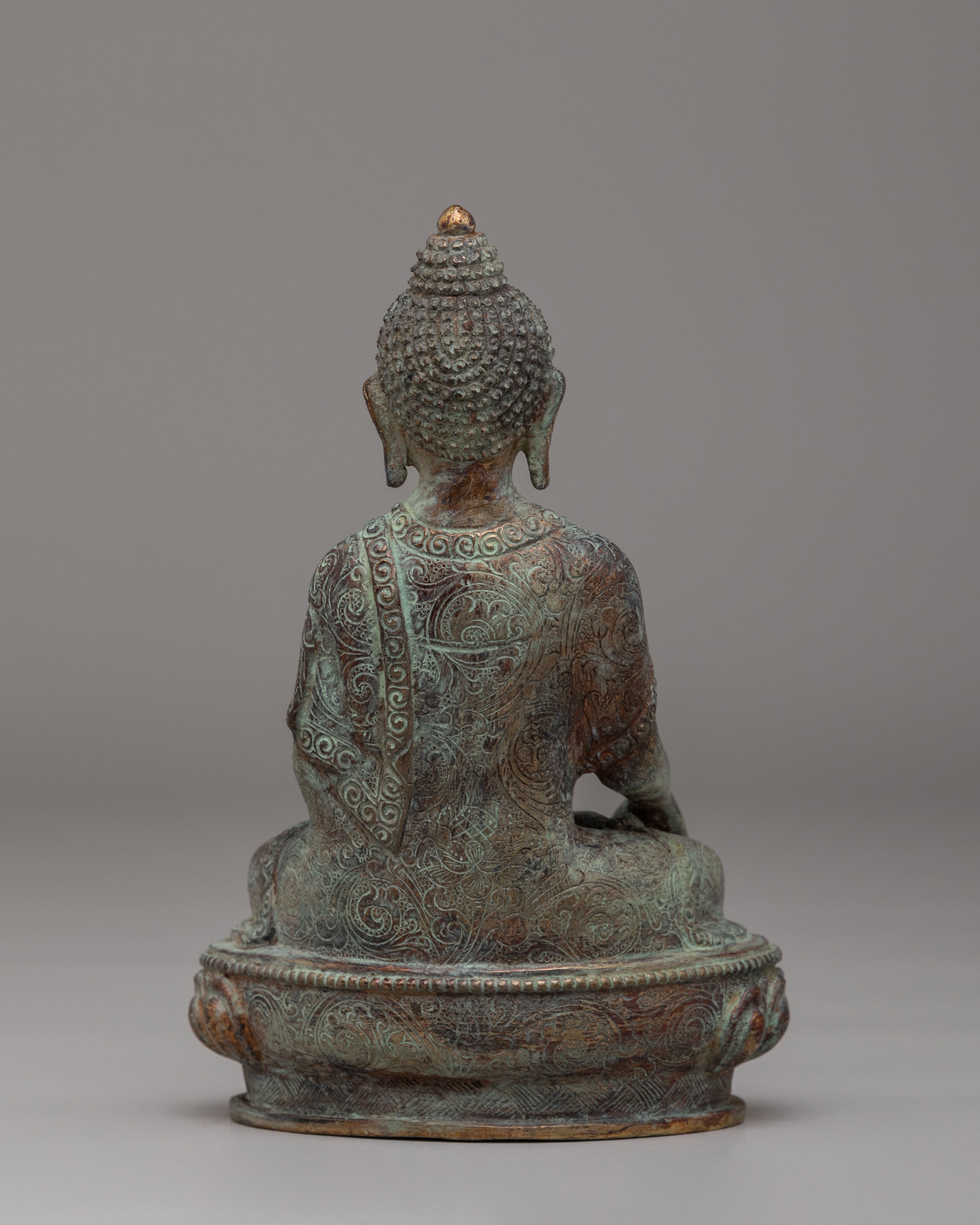 Tibetan Antique Shakyamuni Buddha Statue | Symbol of Peace and Enlightenment