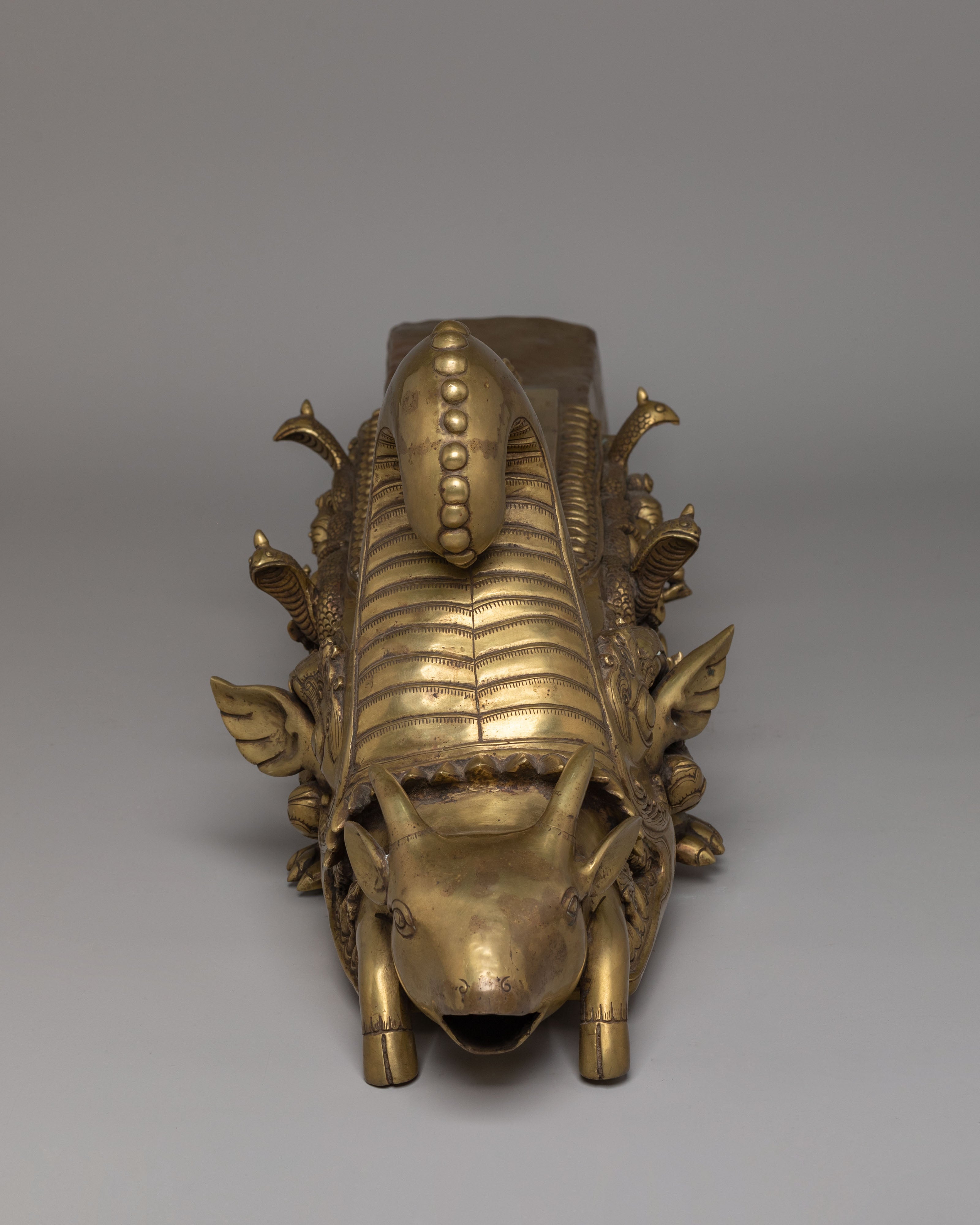 Handcrafted Himalayan Ritual Dhara | Sacred Vessel for Water Offerings