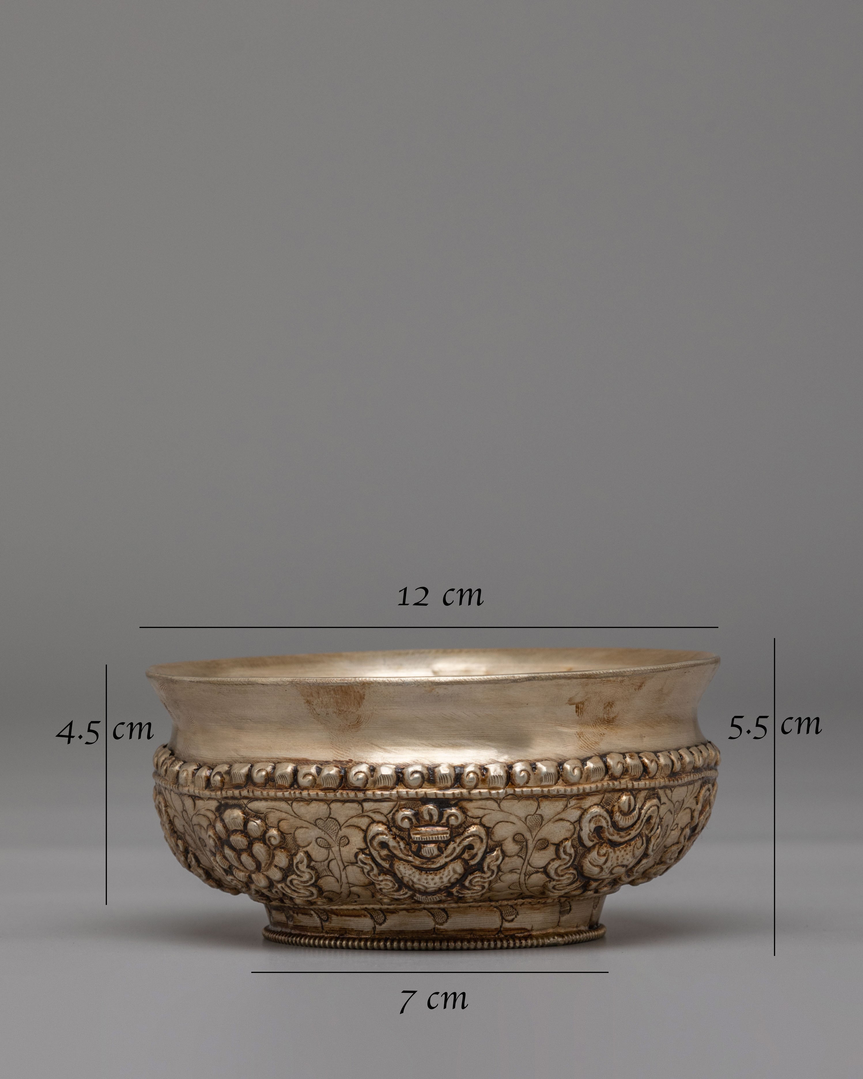 Traditional Offering Bowl for Buddhist Altar | Sacred Offering Bowl for Meditation