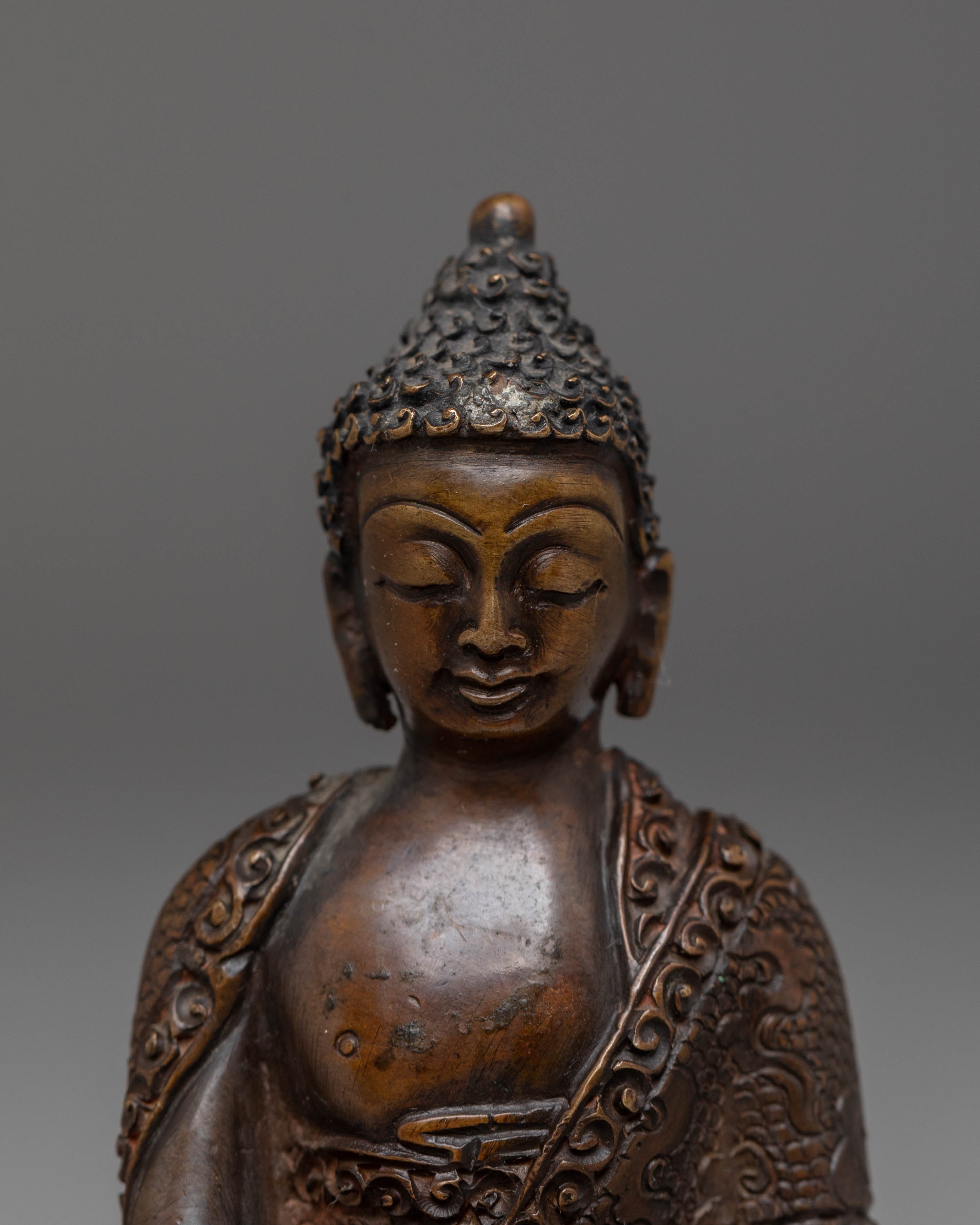 Handmade Buddha Shakyamuni Statue for Decor | Buddhist Sacred Art