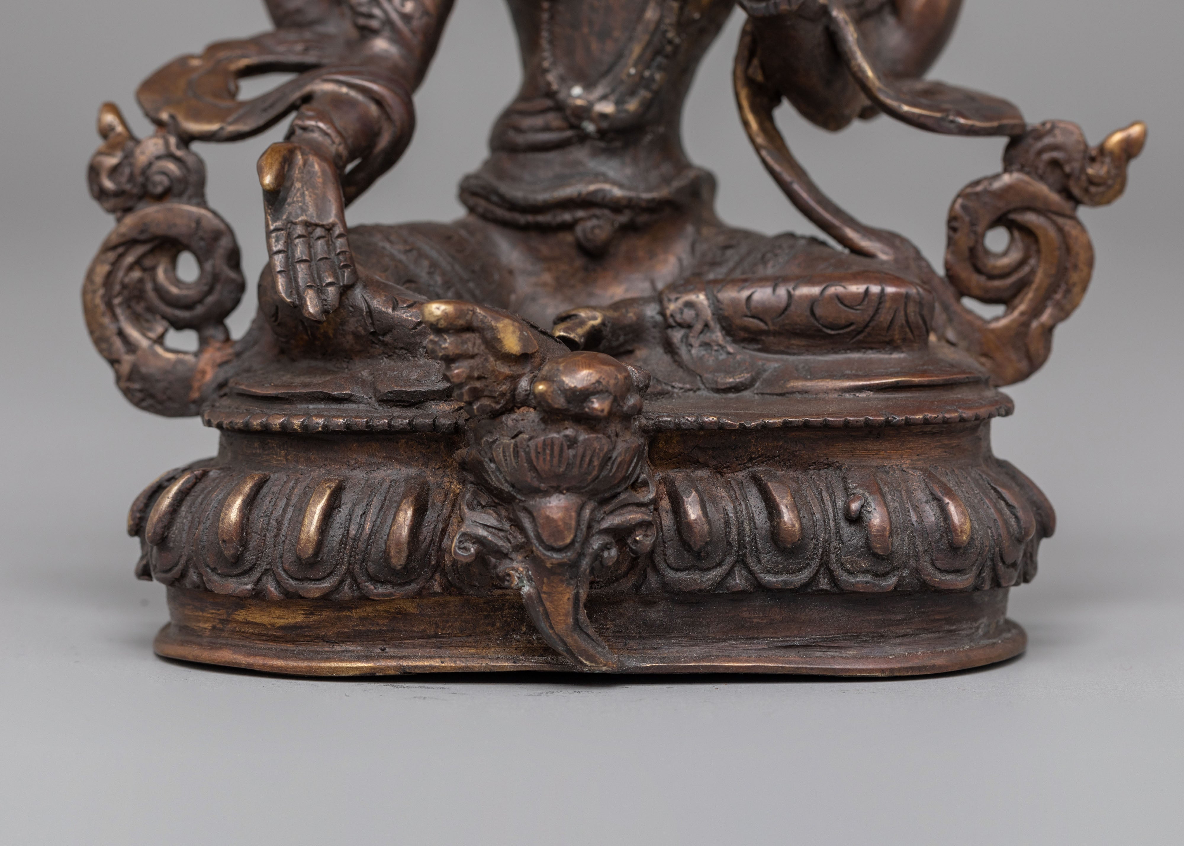 Sacred Wealth Deity Laxmi Statue | Traditional Hindu Artwork for Abundance