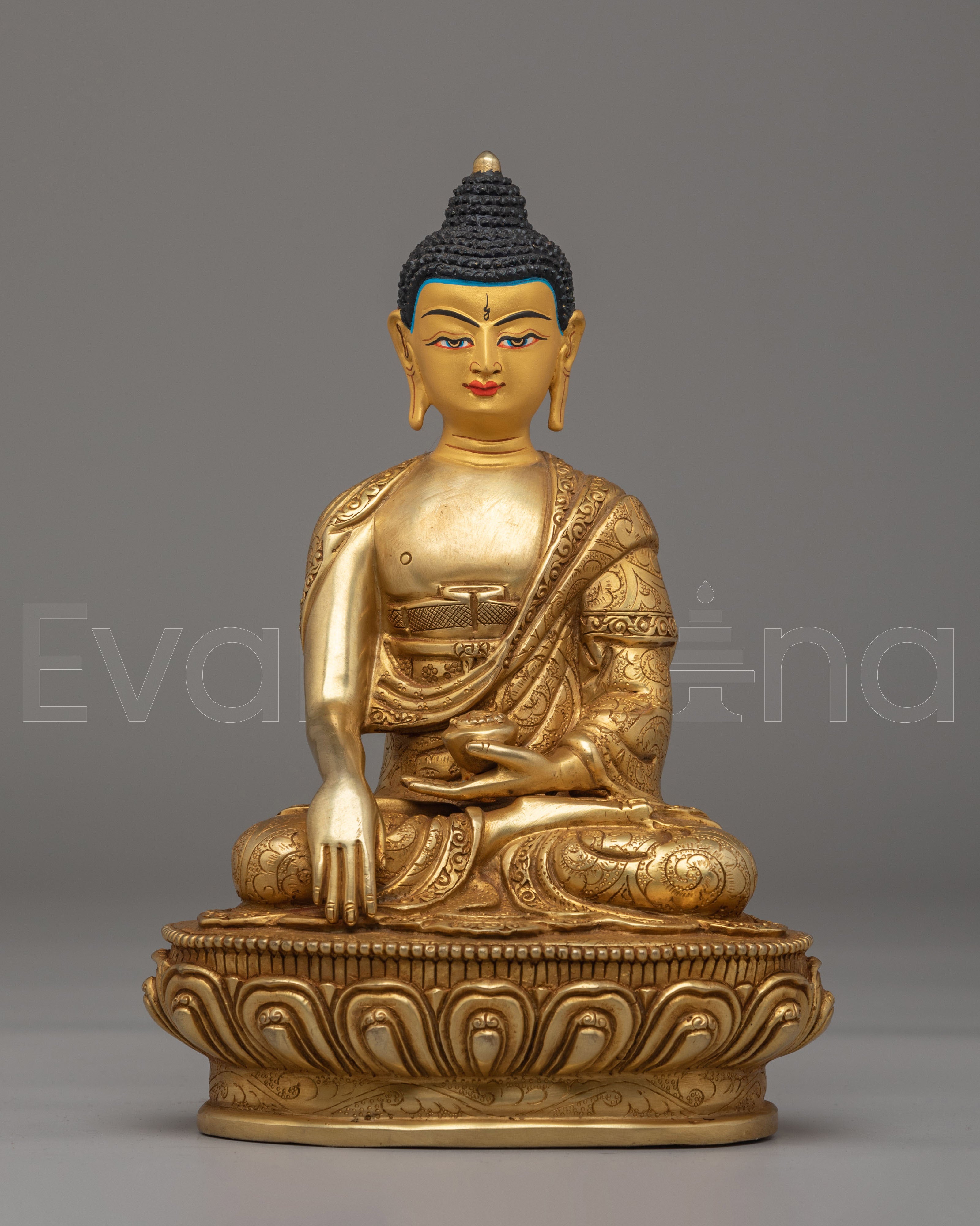 Traditional Shakyamuni Buddha Figure 