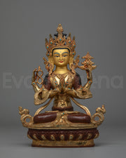 Ceremonial Chenrezig Shrine Statue