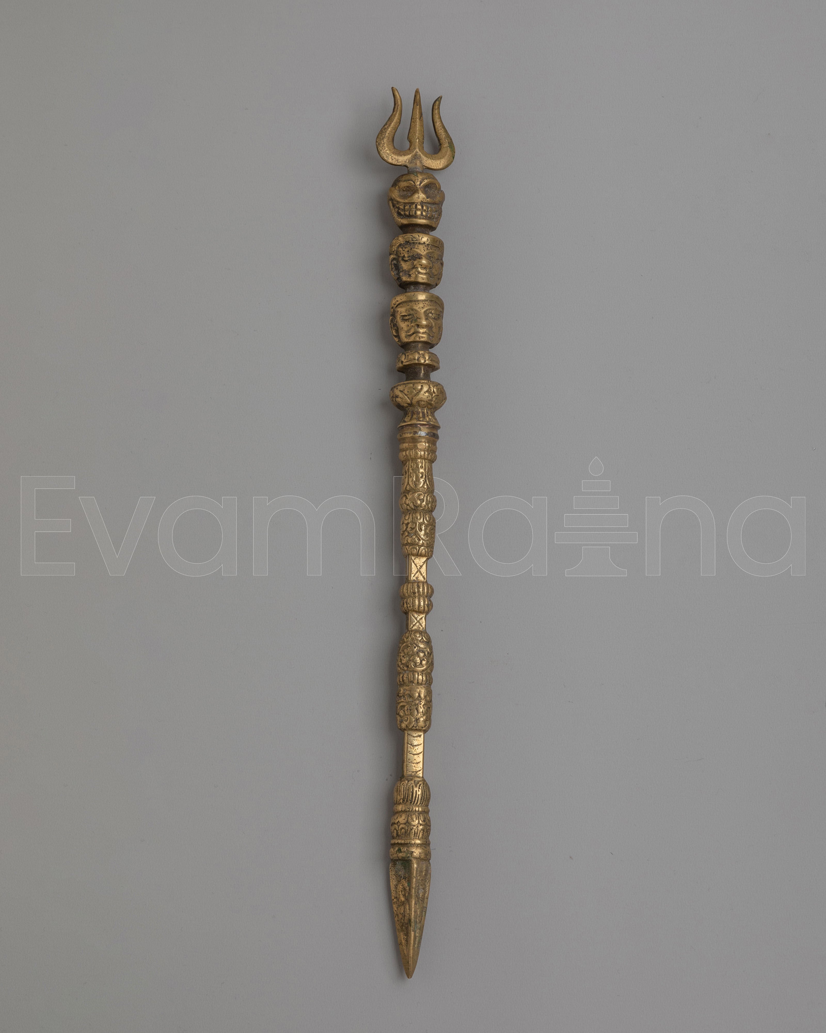 Sacred Himalayan Trishul for Altar and Puja