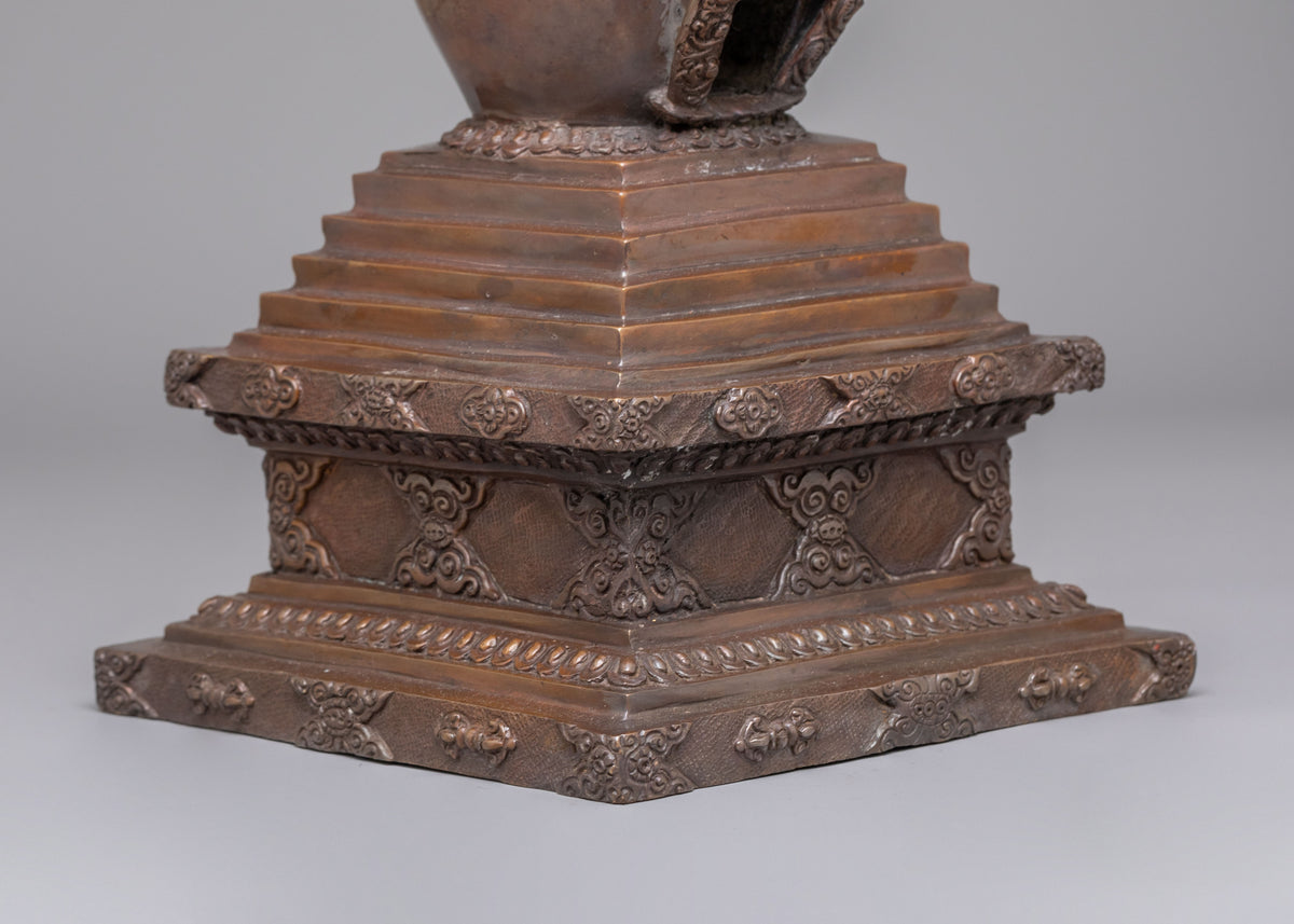 Traditional Buddhist Enlightenment Chorten | Symbolic Stupa