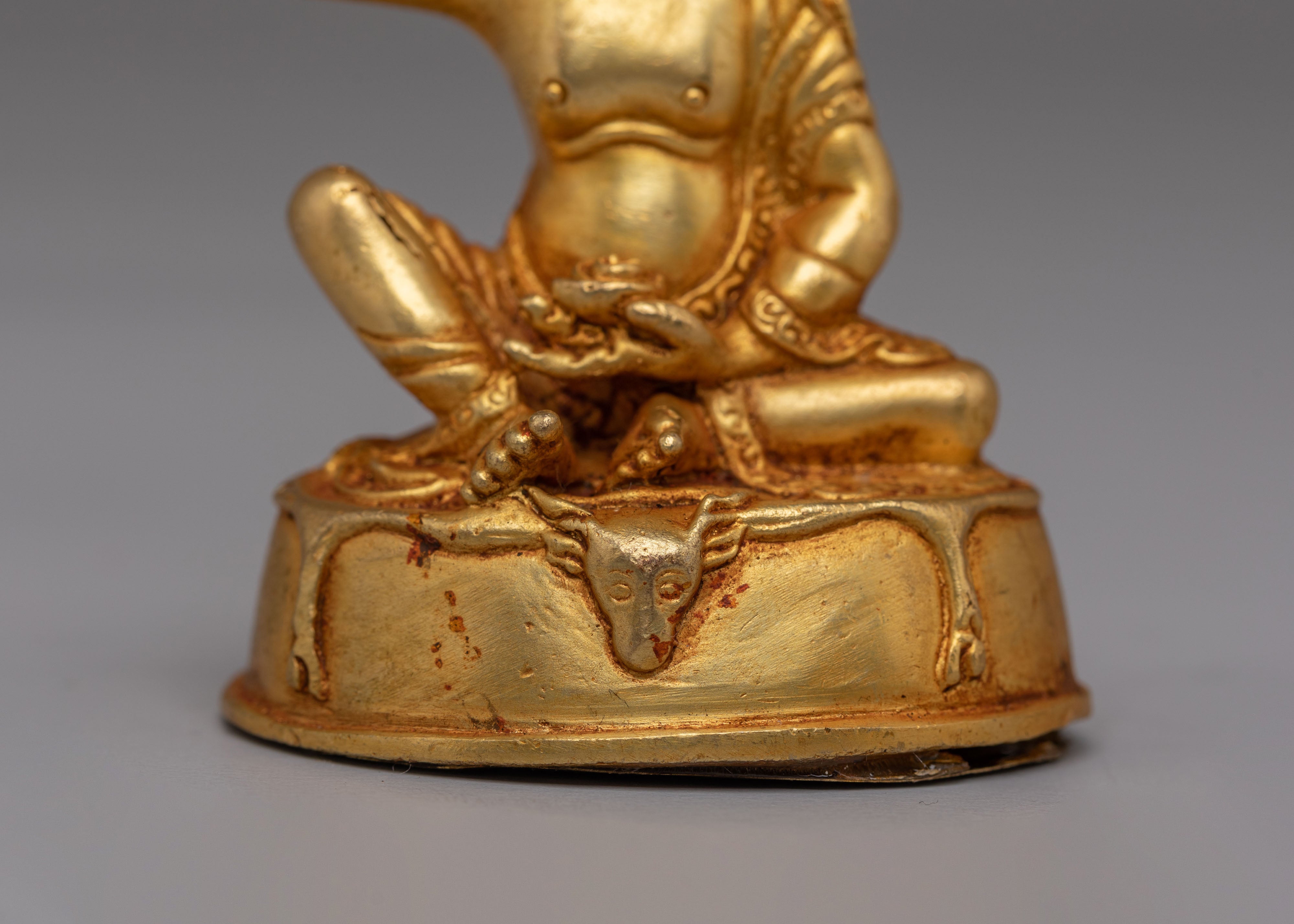 Sacred Tibetan Milarepa Sculpture | Tibetan Meditation Deity