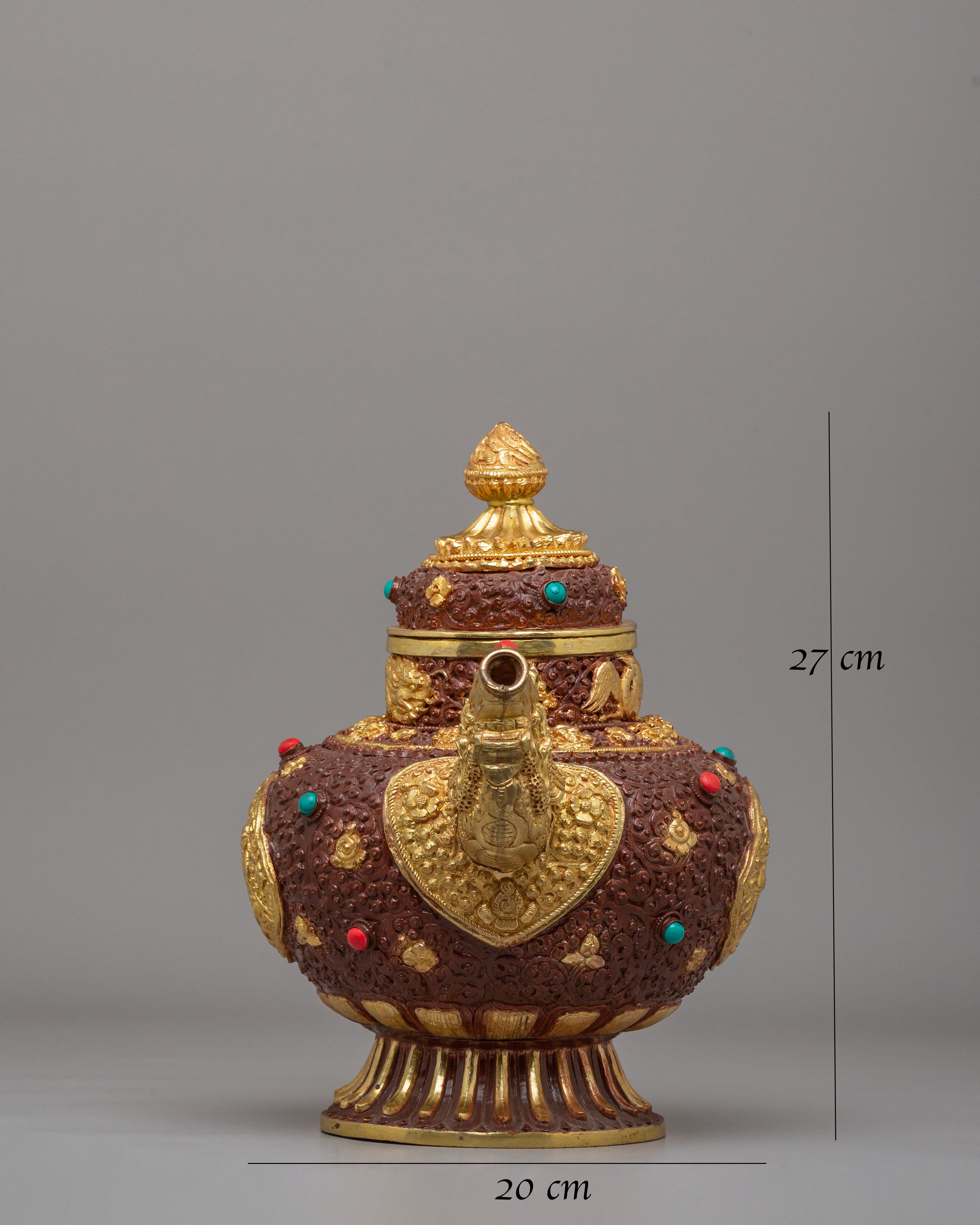 Himalayan Tibetan Tea Pot | Spiritual and Cultural Decor