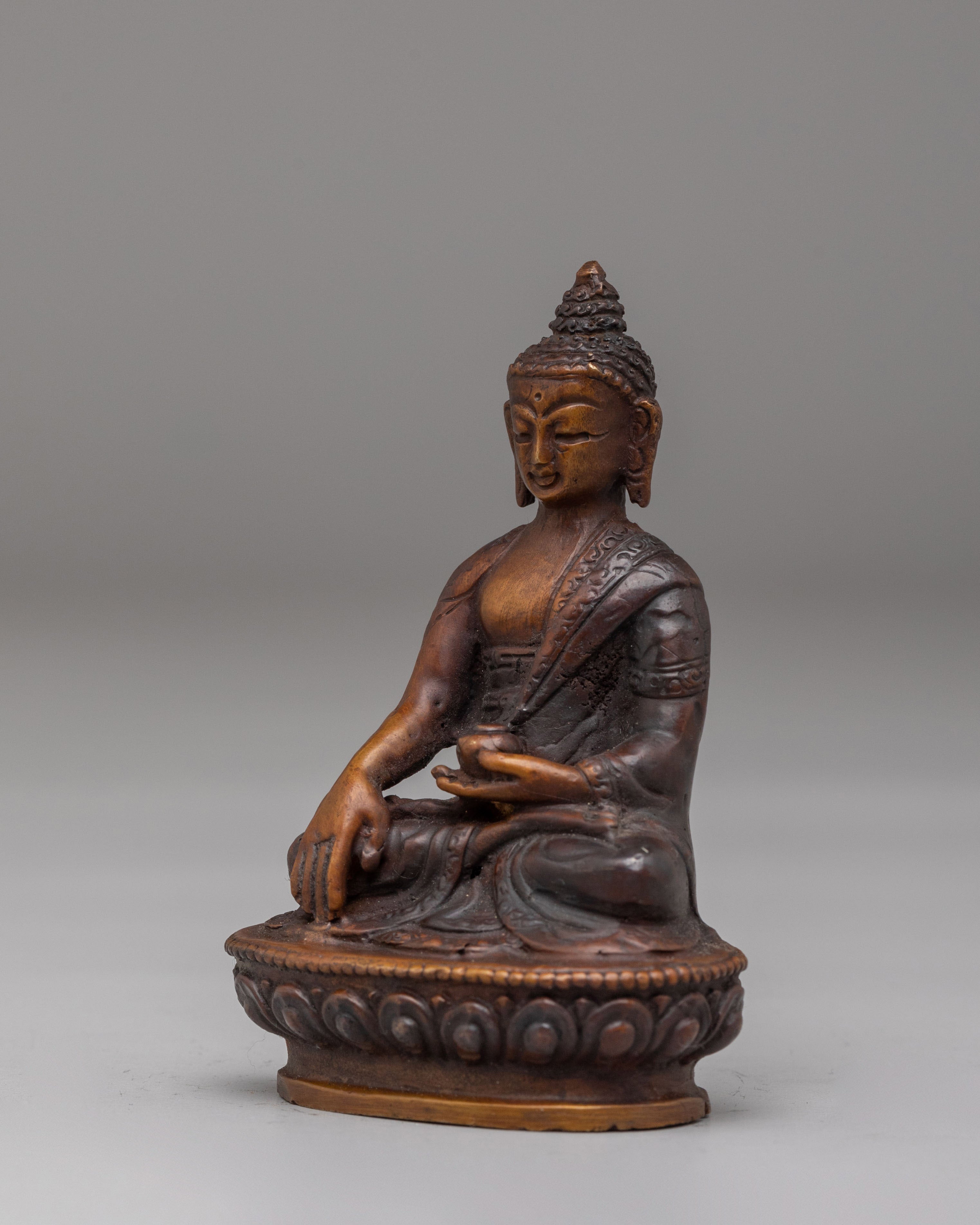 Machine-Made Shakyamuni Buddha Figurine | Himalayan Dharma Gift Art
