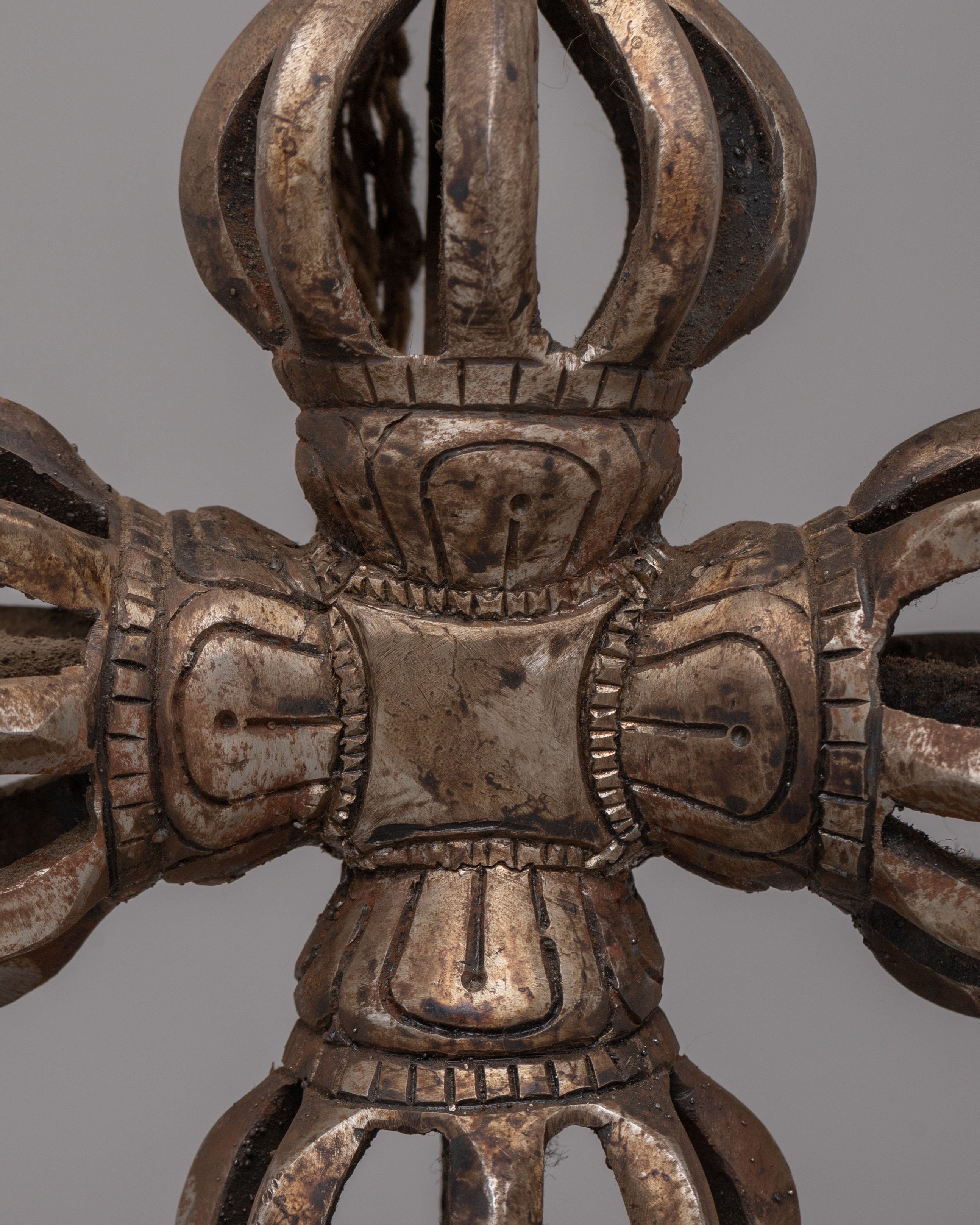 Bishwo Vajra With Stand | Handcrafted Iron Dorje