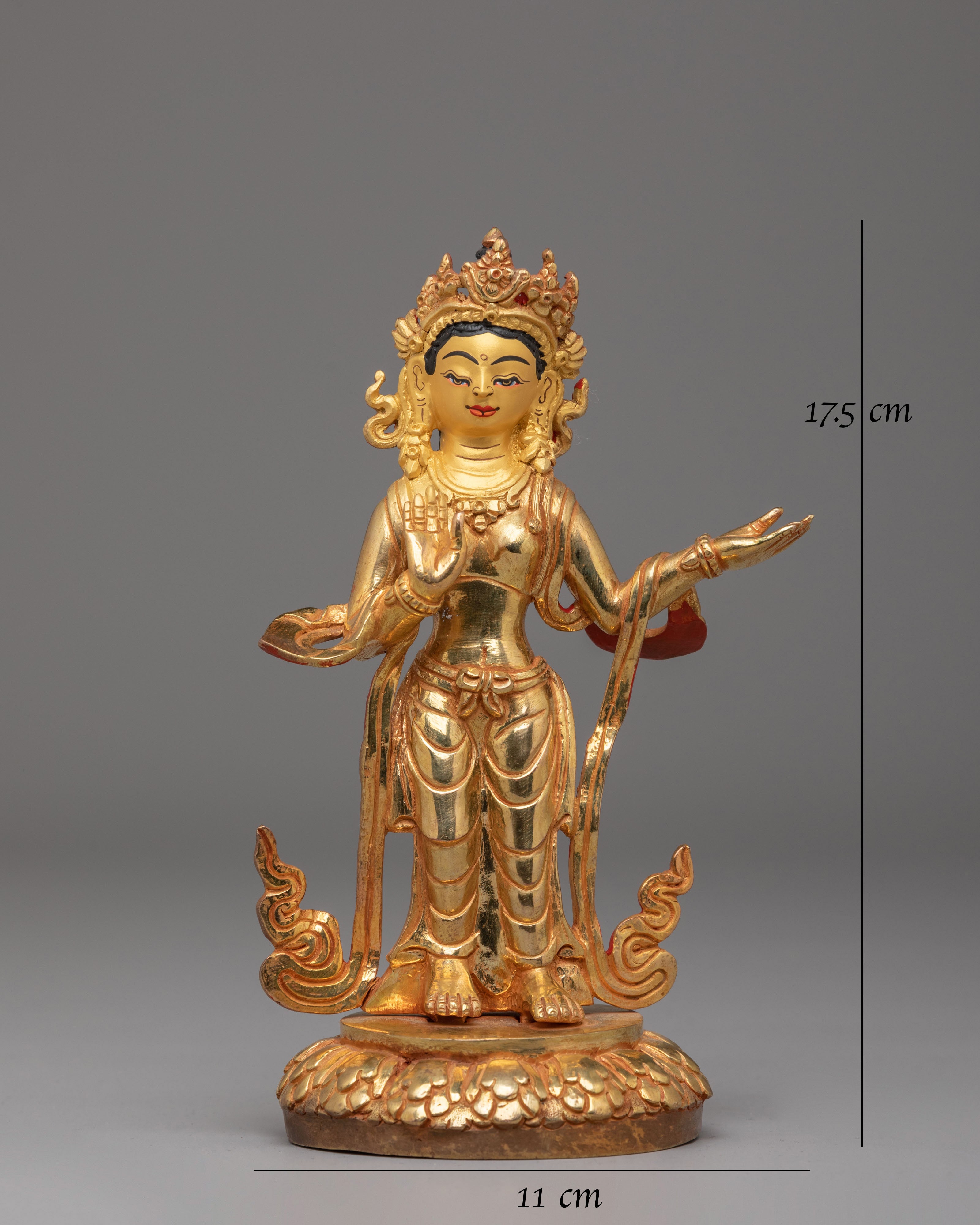 Mandarava Spiritual Statue | Sacred Tibetan Dakini Artwork
