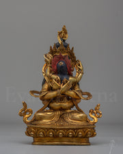 Buddhist Vajradhara with Consort Statue