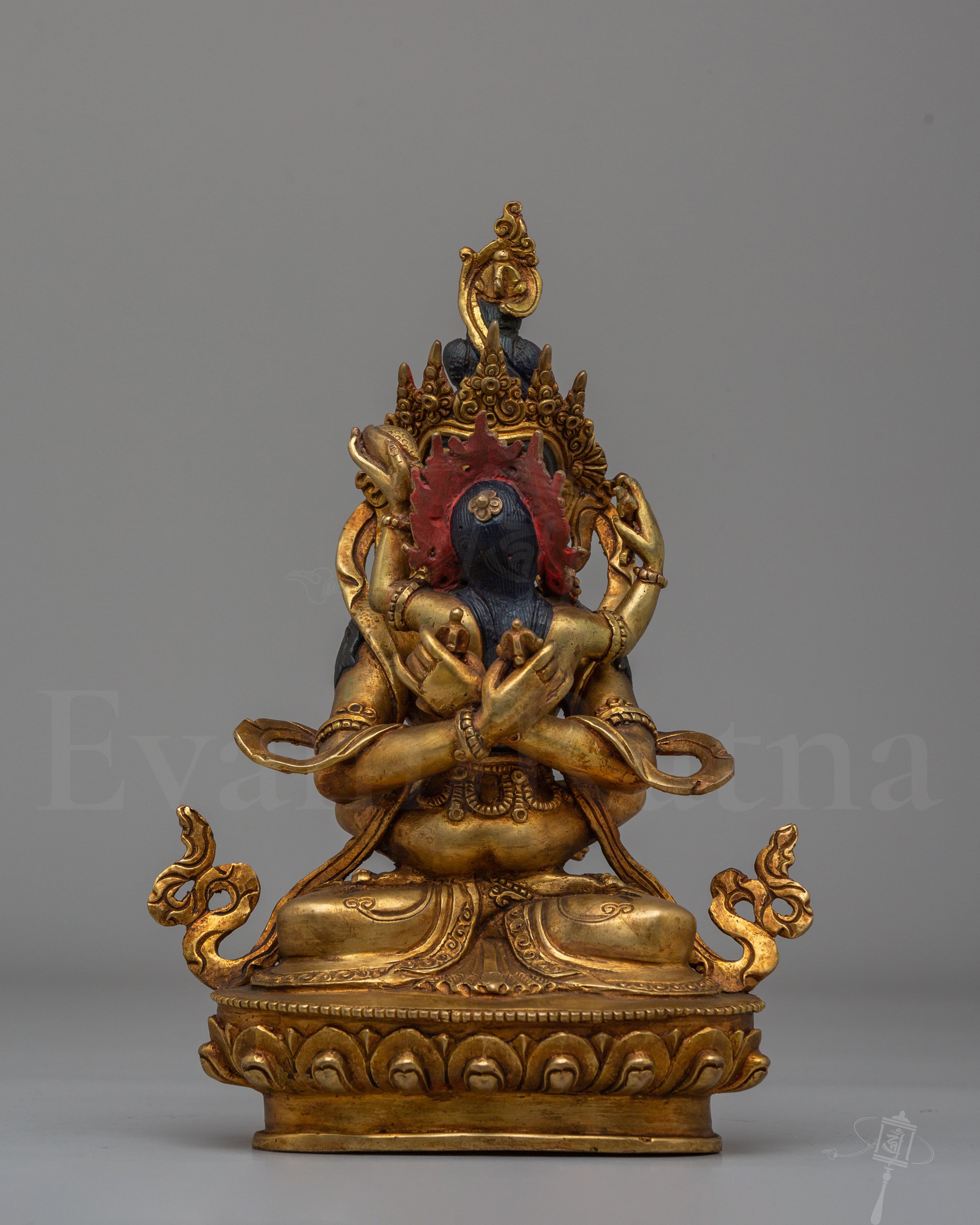 Buddhist Vajradhara with Consort Statue
