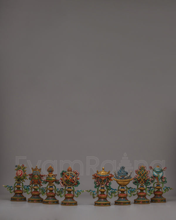 Handmade Ashtamangala Symbol | Eight Auspicious Symbols