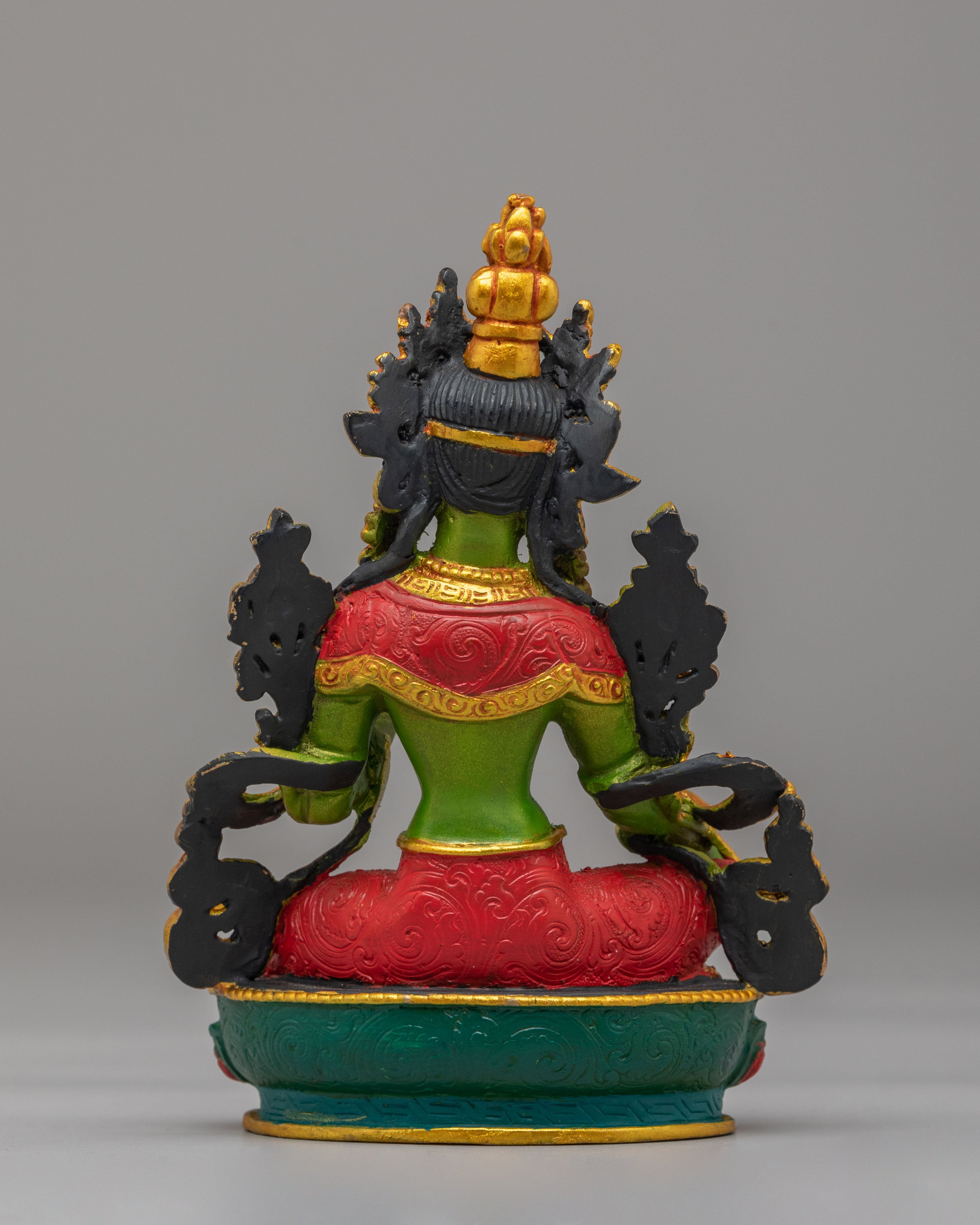Divine Green Tara Goddess Sculpture | Handcrafted Statue for Spiritual Blessings