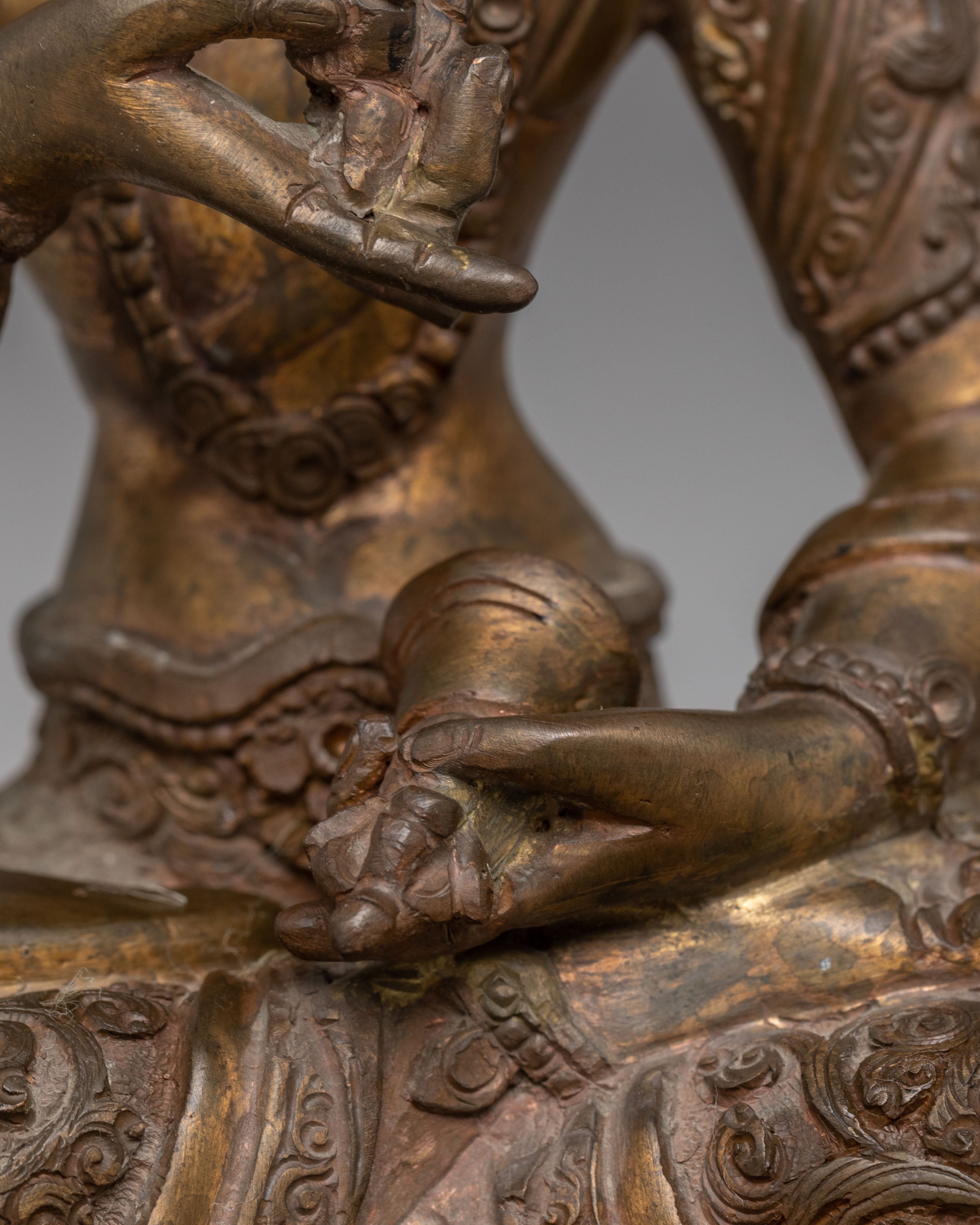Vajrasattva Handcrafted Sacred Statue | Tibetan Buddhist Deity