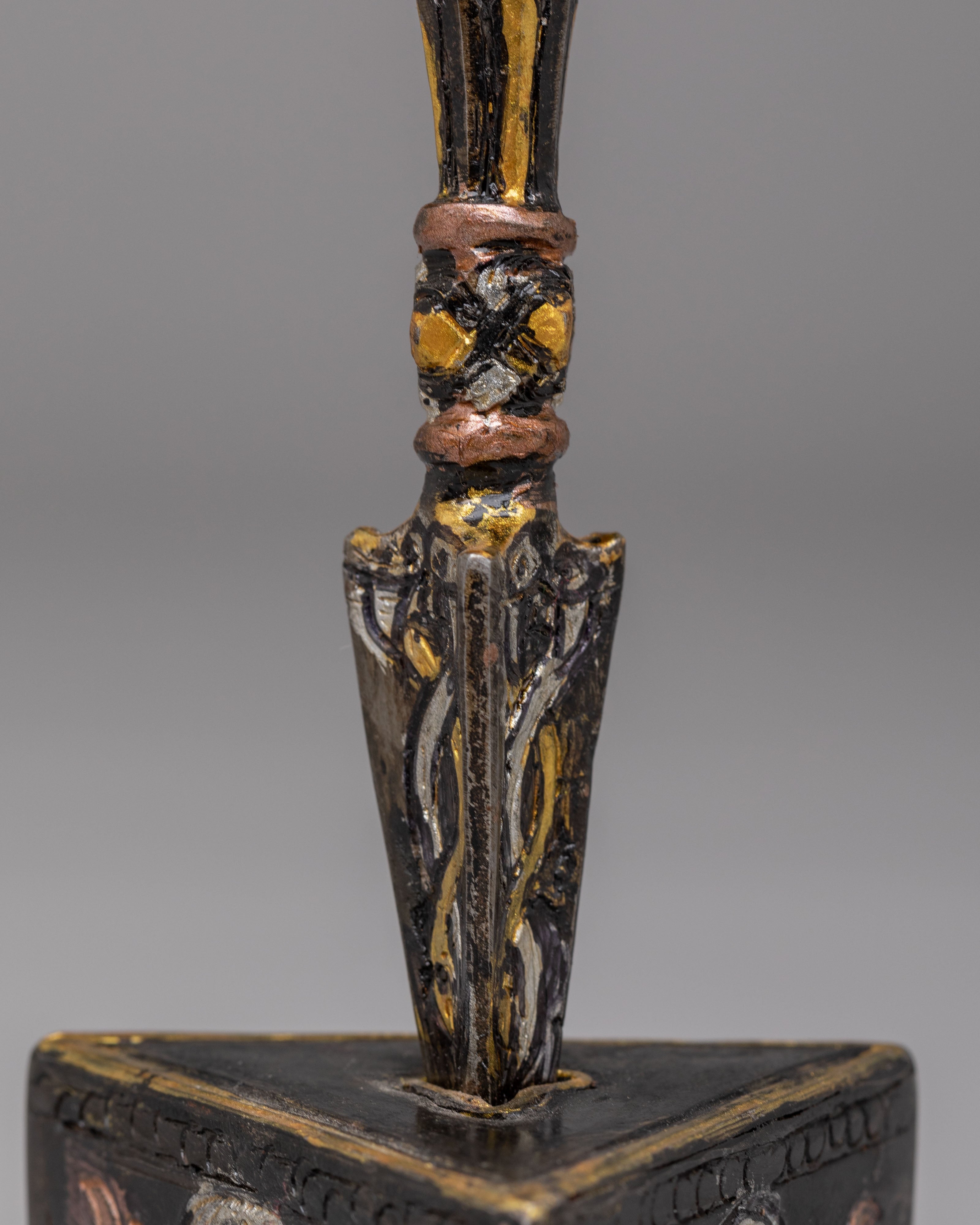 Tantric Buddhist Phurba Knife | Handcrafted Ritual Dagger for Tantric Practices