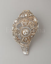 Auspicious Symbol Carved Conch