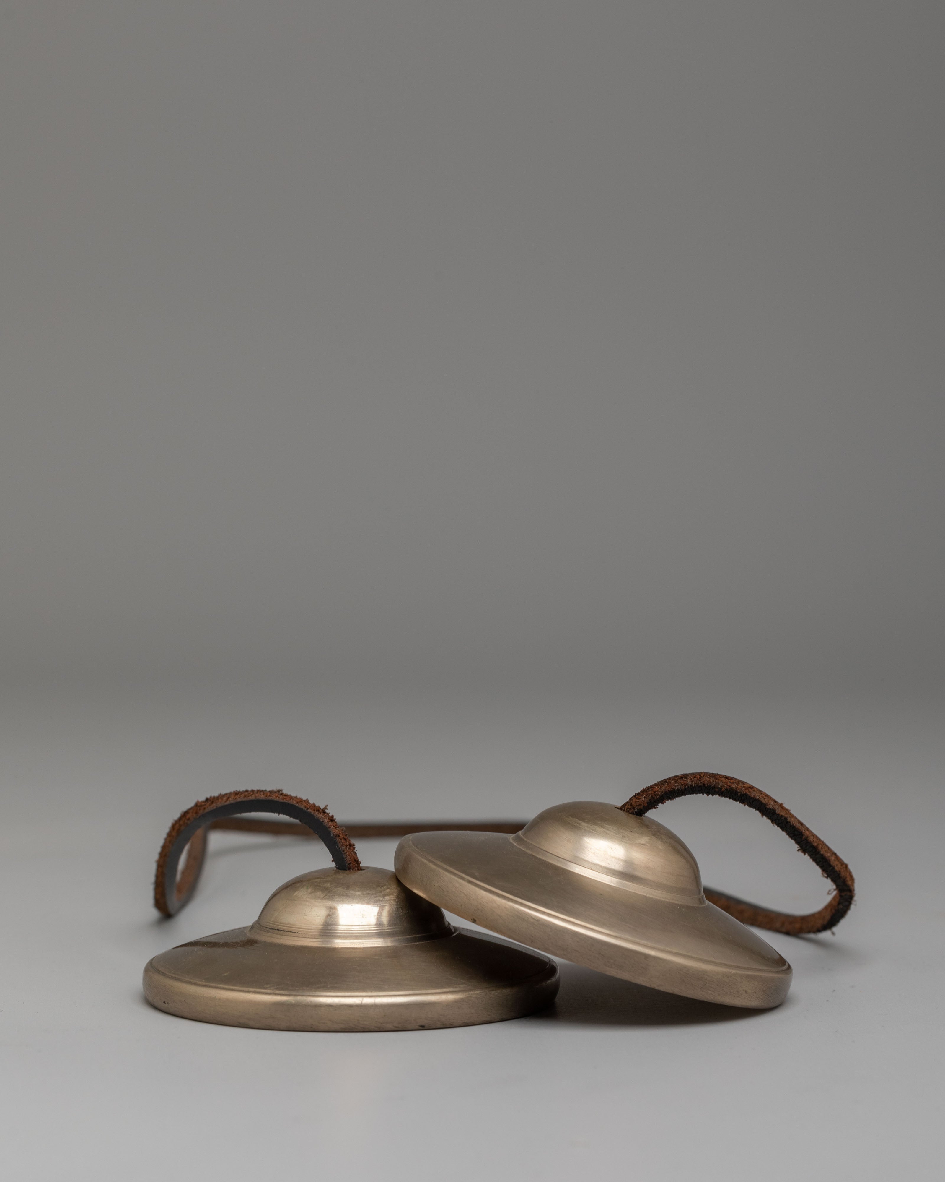 Sacred Buddhist Tingsha Meditation Tool | Bronze Tibetan Meditation Cymbals