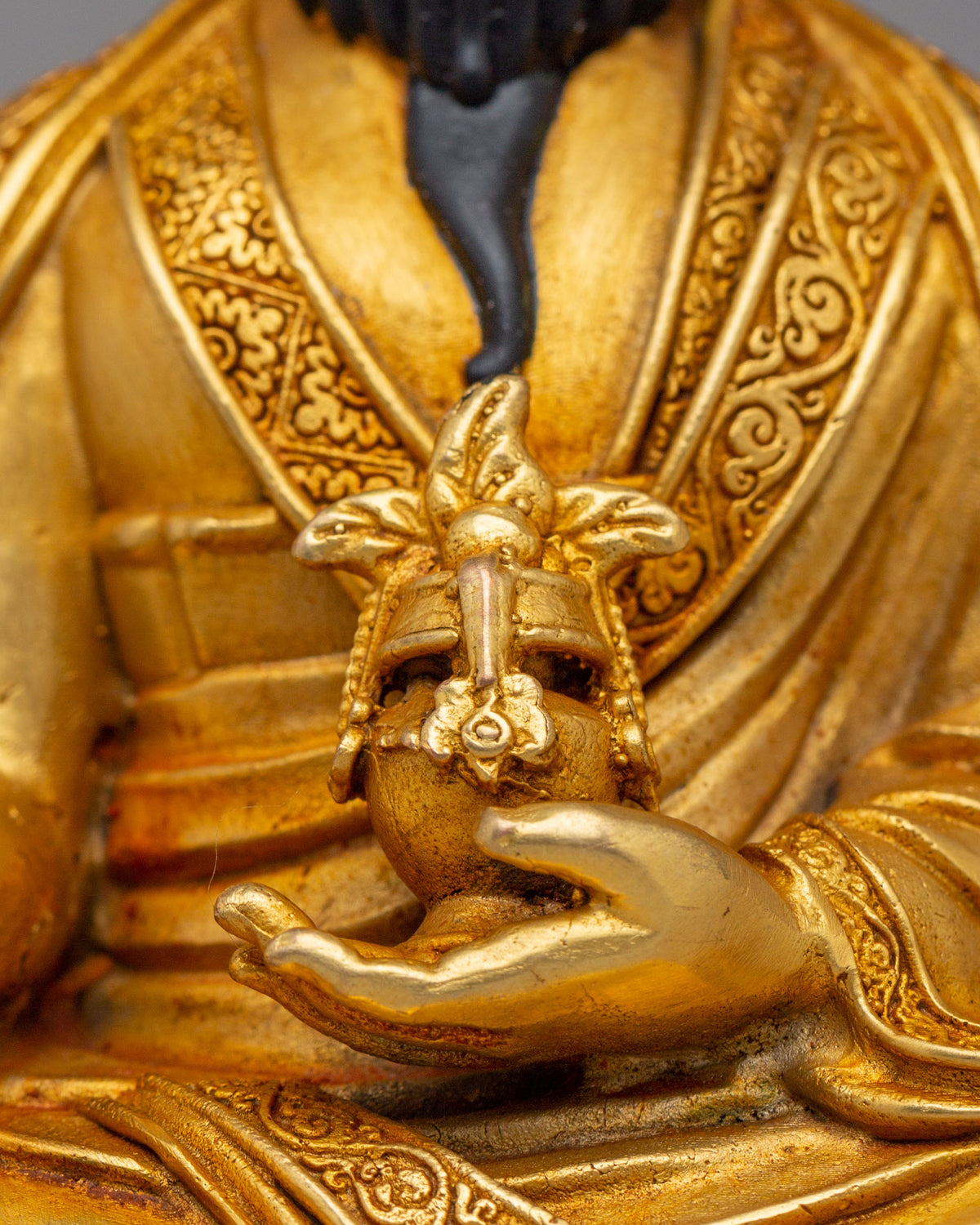 Handmade Guru Shapdum Altar Statue | Tibetan Spiritual Artwork