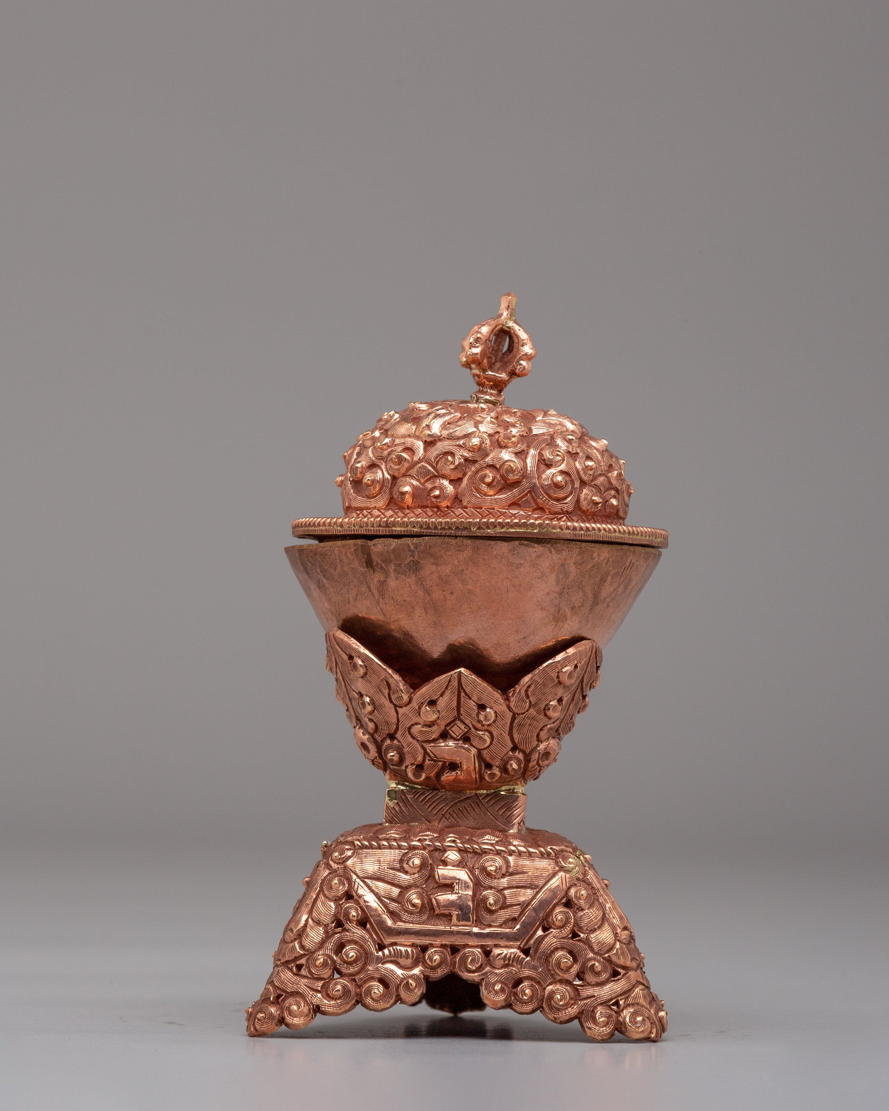 Traditional Skull Cup Set | Ritual Tool for Tantric Practices