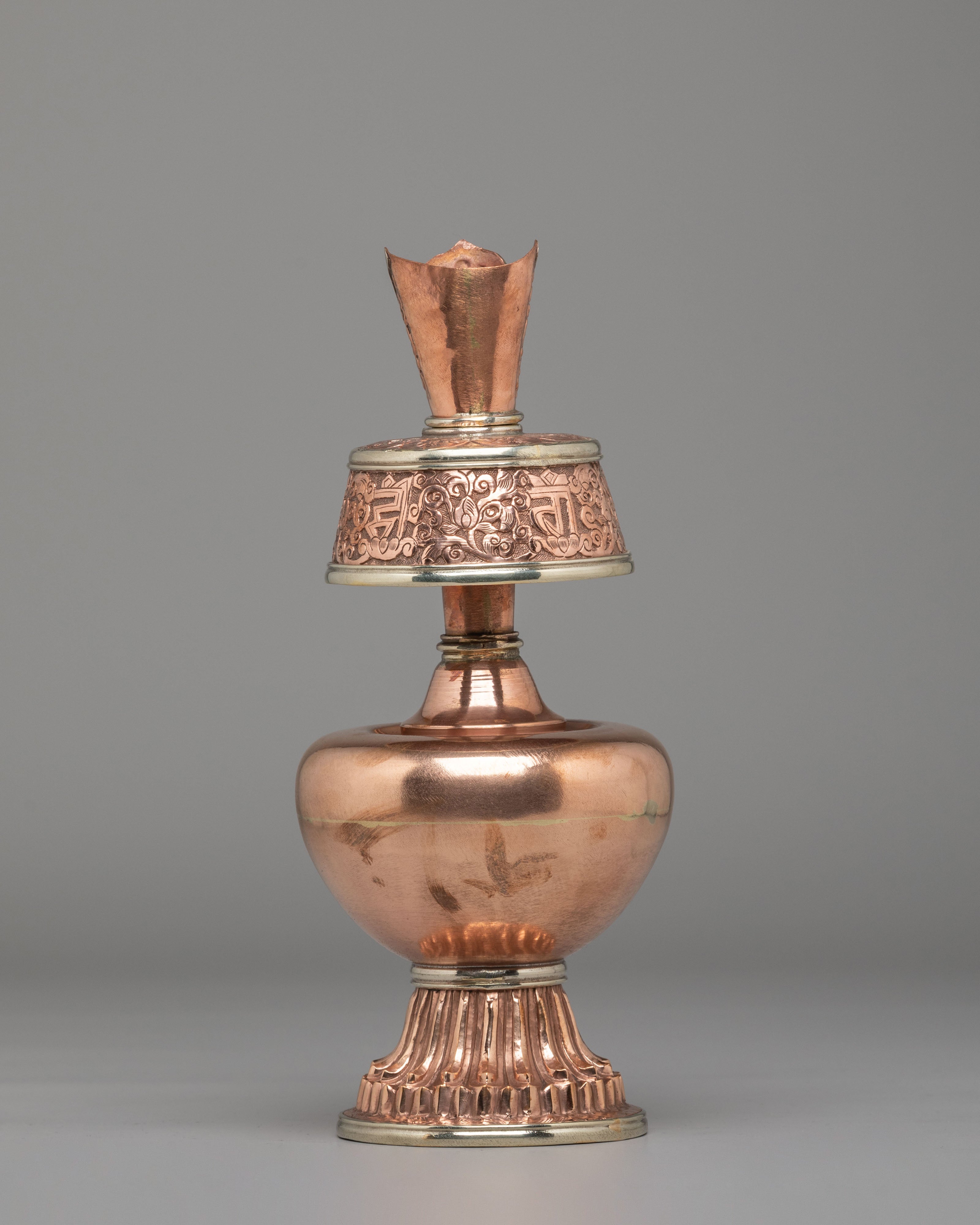 Buddhist Ritual Bhumba Set | Tibetan Copper Bhumba