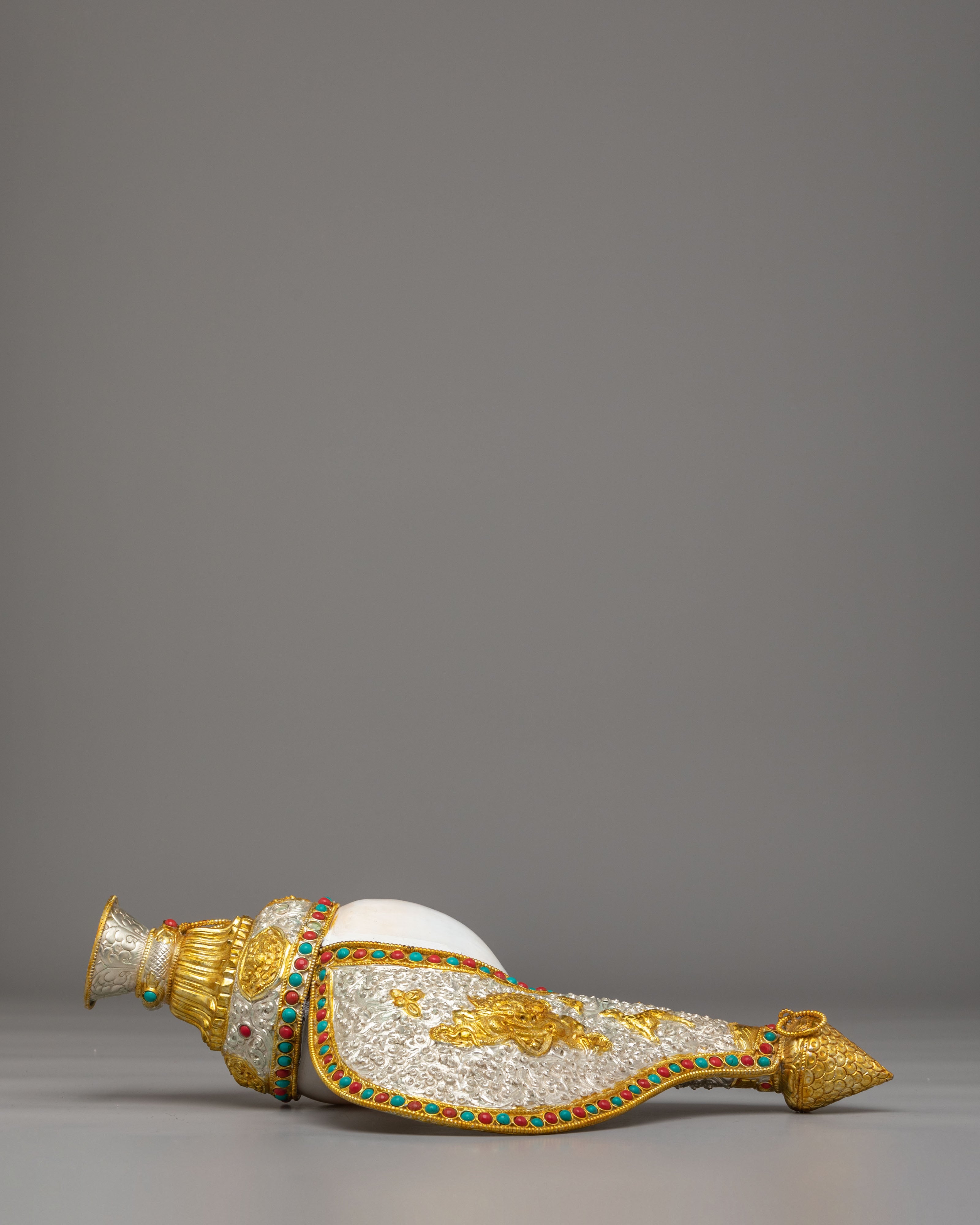 Handmade Conch for Ritual | Conch Shell for Puja