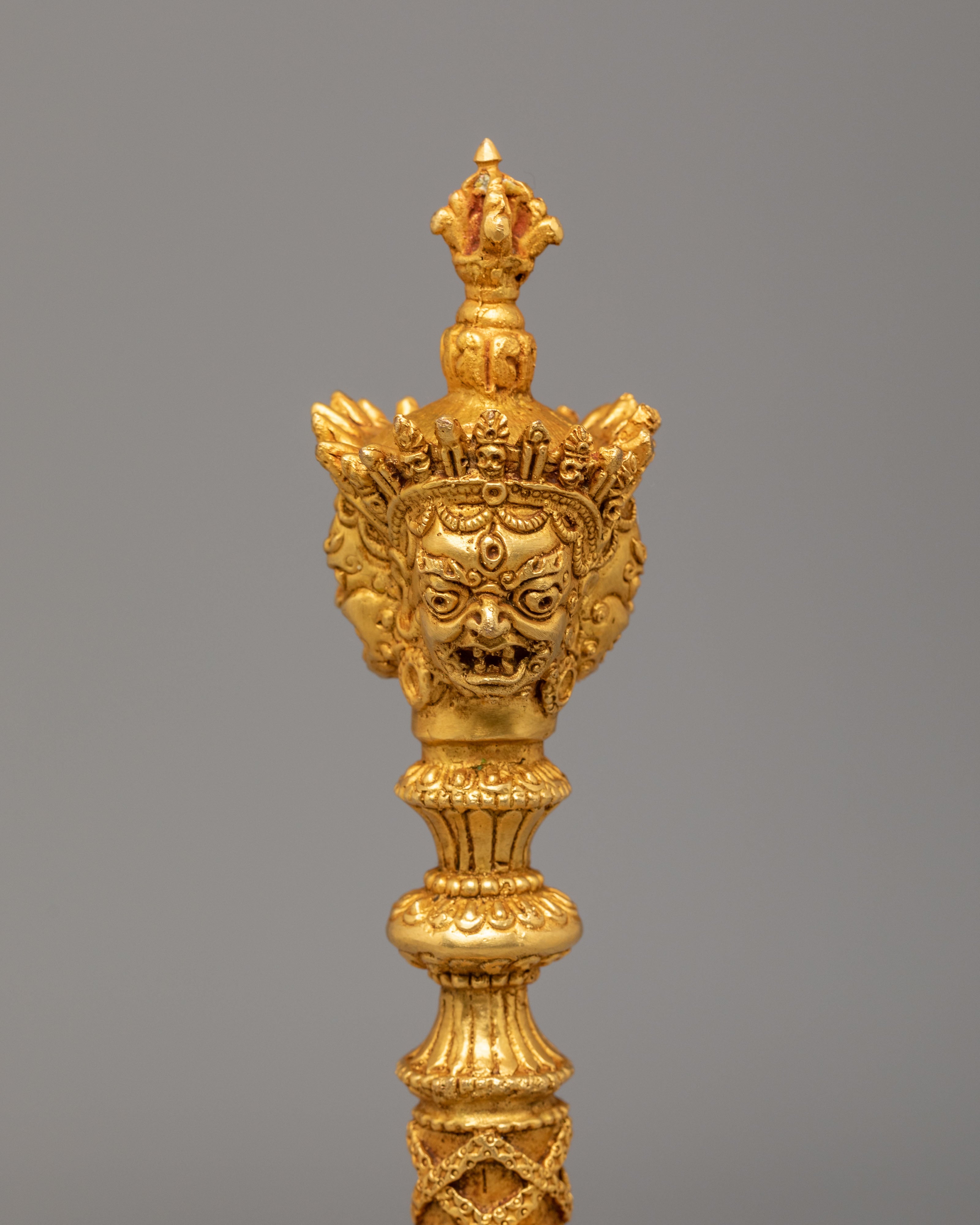 Traditional Tibetan Ritual Dagger Phurba | Sacred Tool for Spiritual Practice