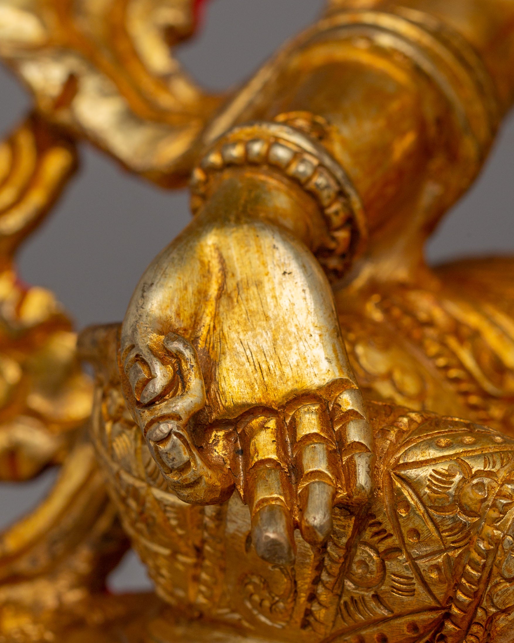 Buddhist Green Tara Goddess Statue | Tara Sculpture for Peace and Protection