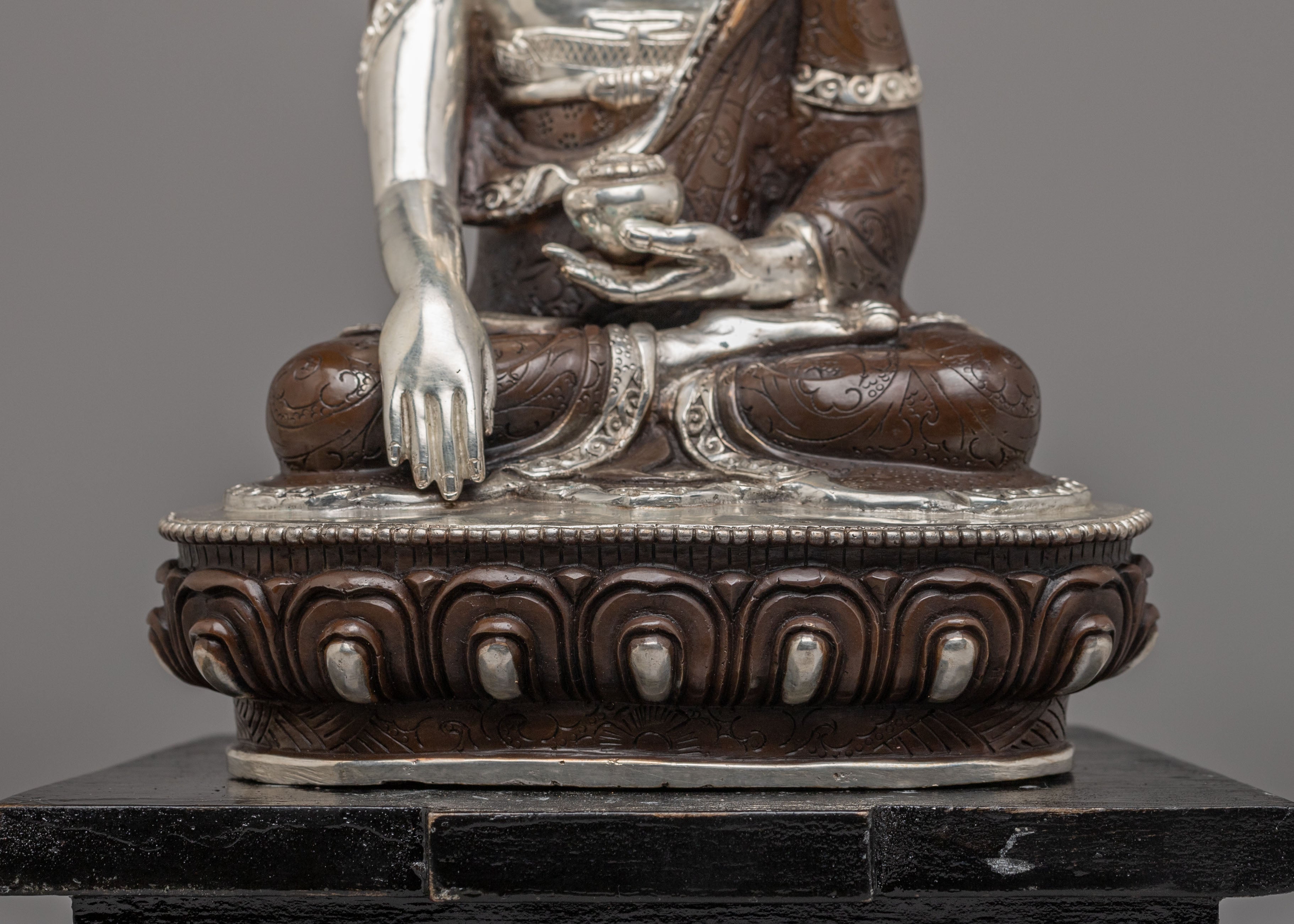 Traditional Shakyamuni Buddha Altar Statue | Himalayan Decor