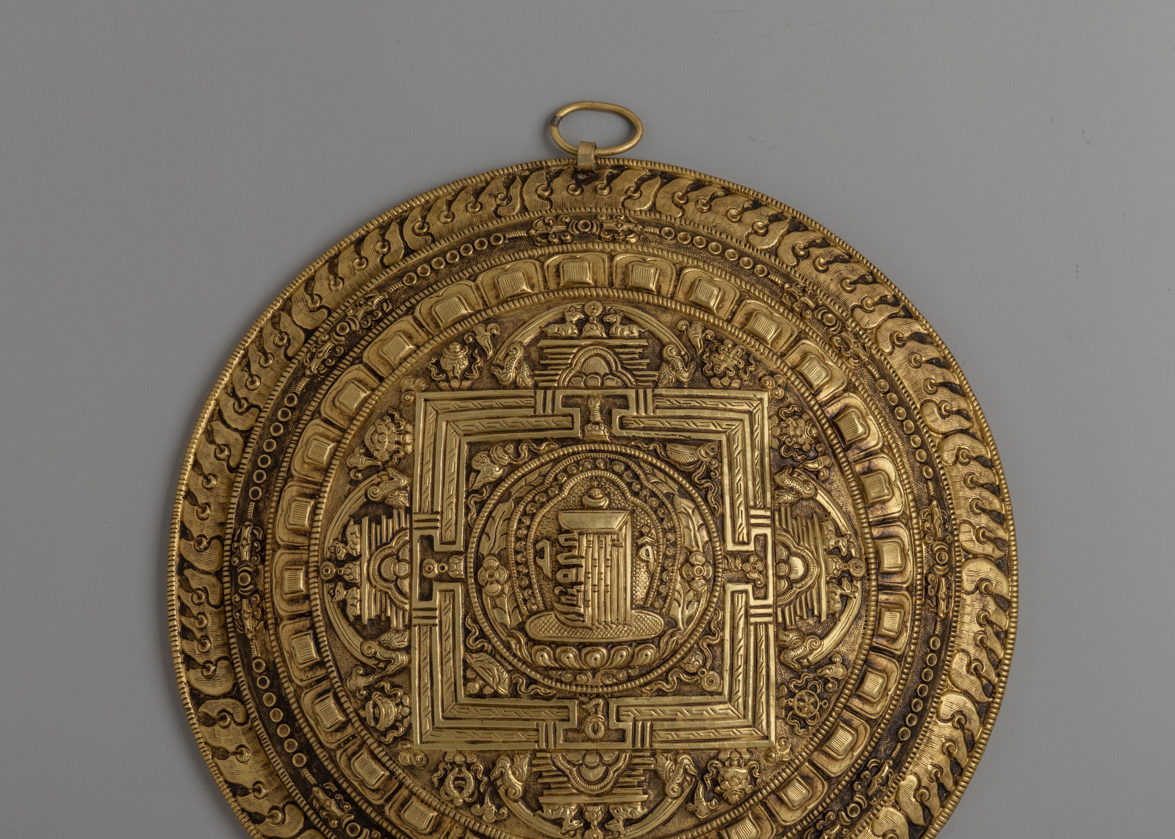 Kalachakra Mandala Wall Hanging | Tibetan Buddhist Symbolism